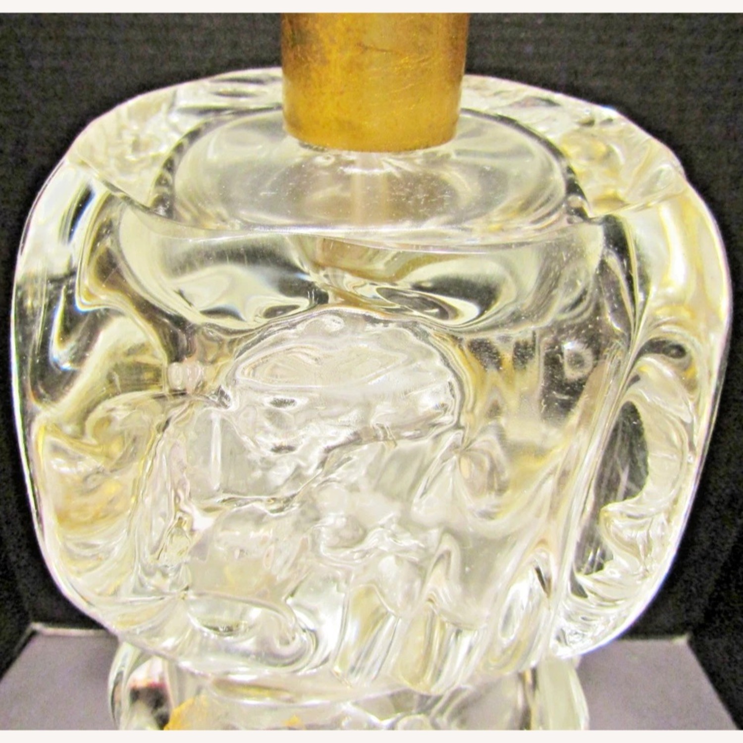 Rare Murano Glass Block Table Lamp 1940s - image-4