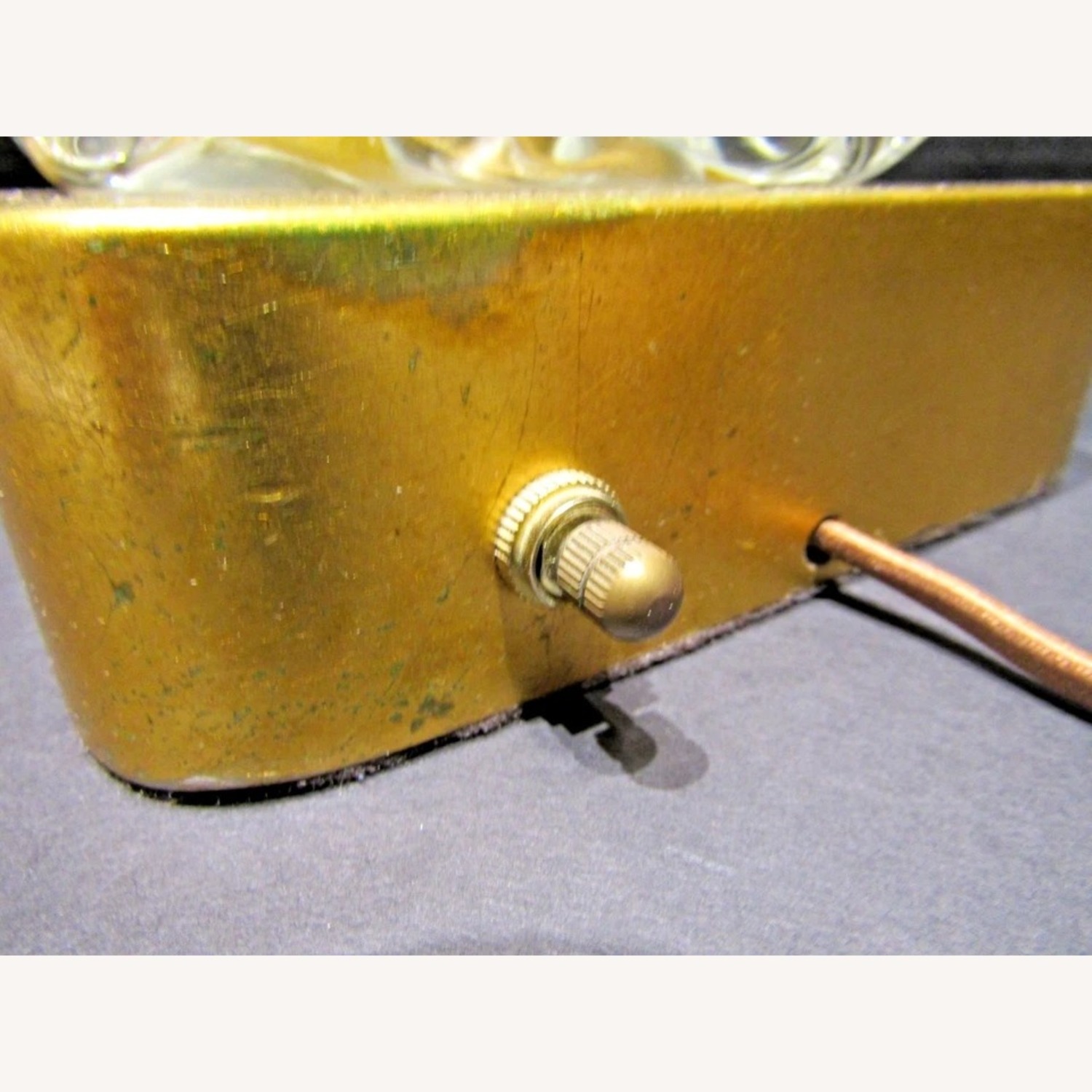 Rare Murano Glass Block Table Lamp 1940s - image-7