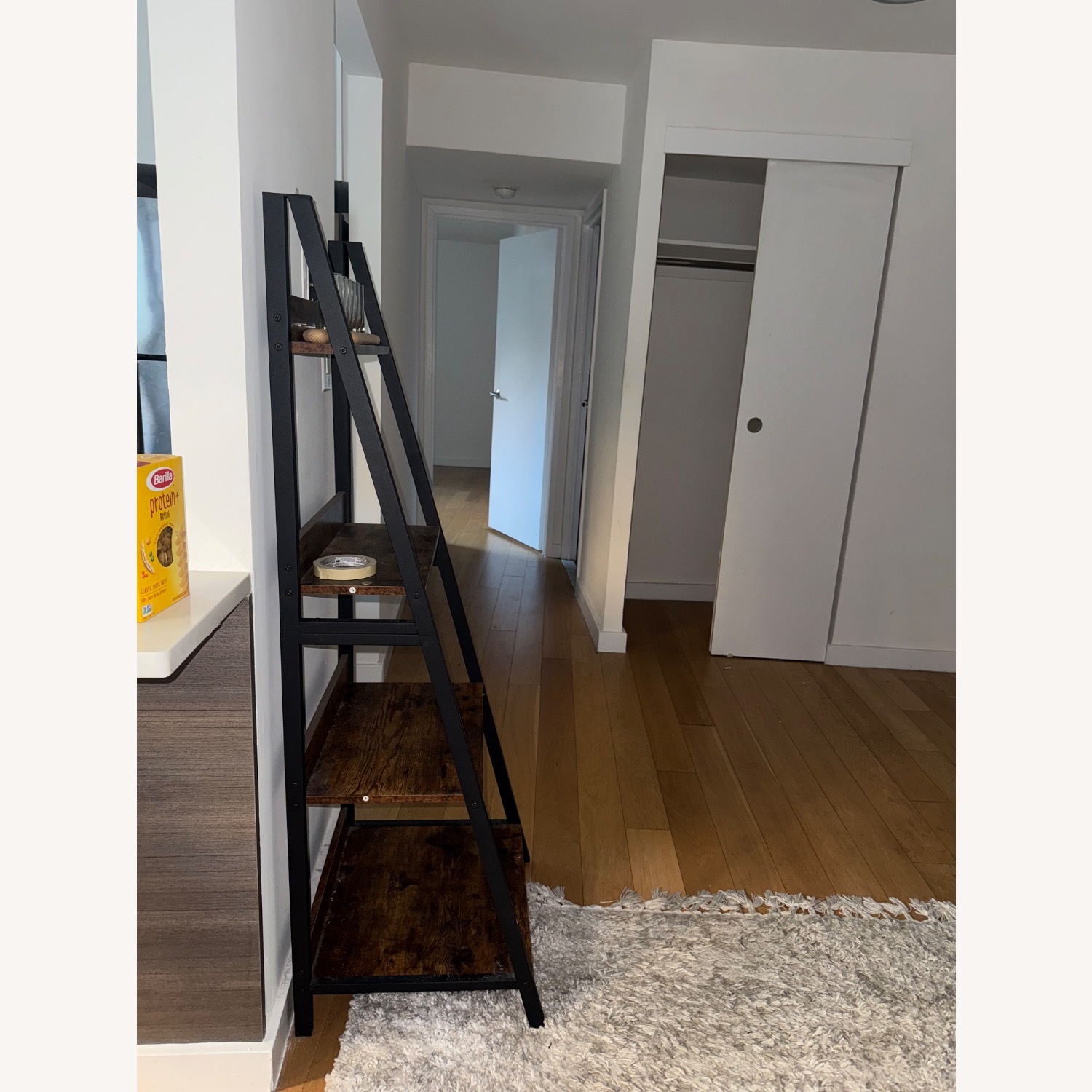 GreenForest Ladder Shelf 4 Tier Bookcase - image-3