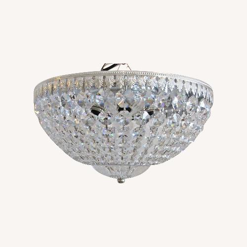 Used Schonbek Crystal Flush Mount Ceiling Fixture for sale on AptDeco