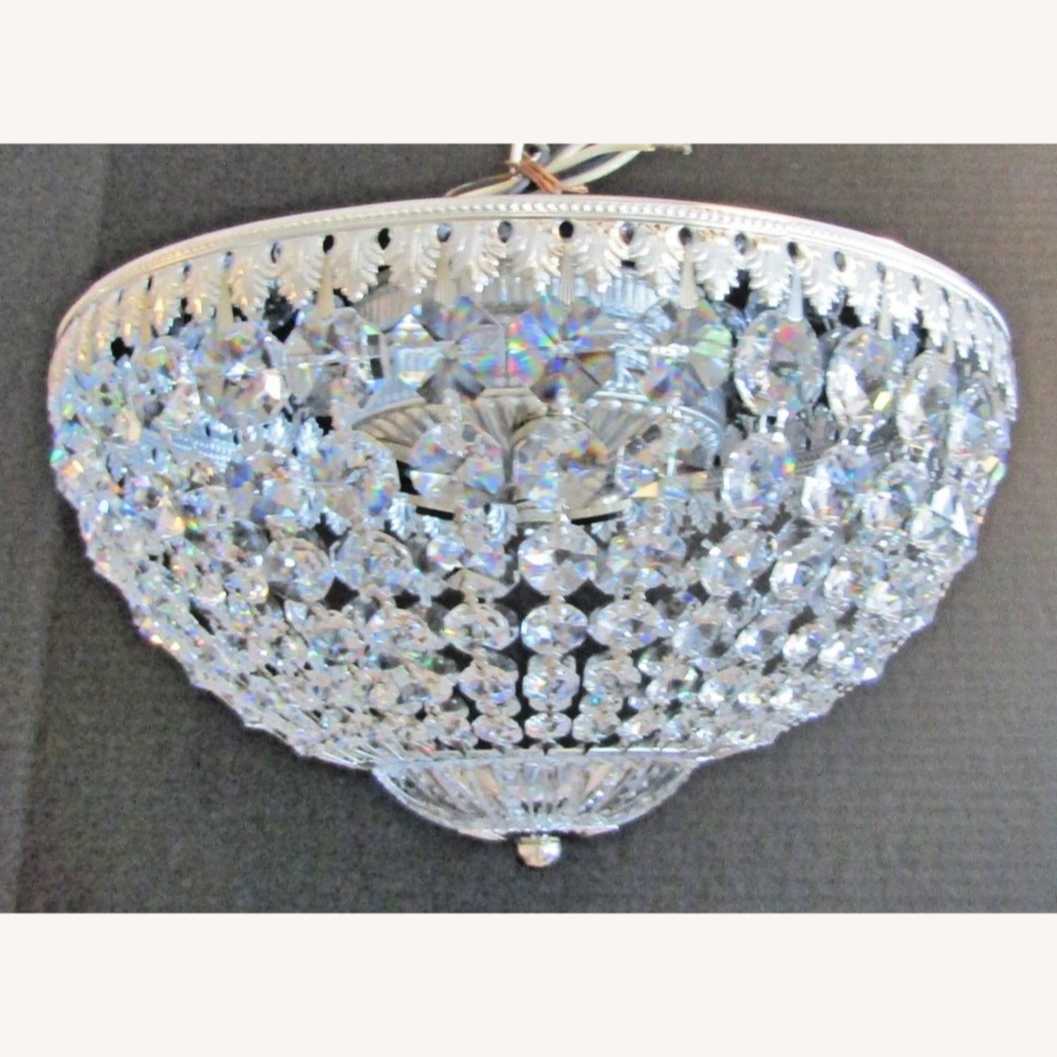 Schonbek Crystal Flush Mount Ceiling Fixture - image-2