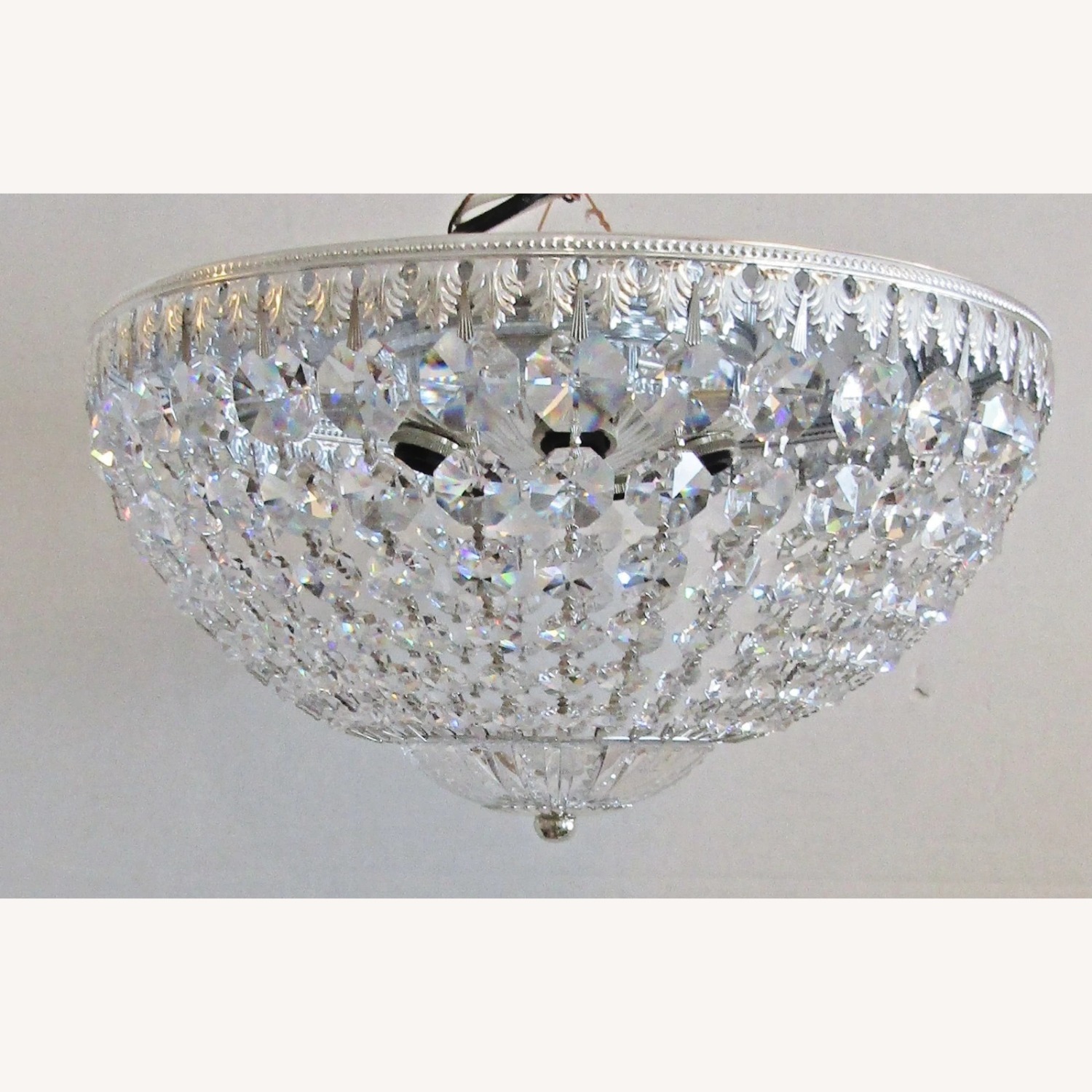Schonbek Crystal Flush Mount Ceiling Fixture - image-1