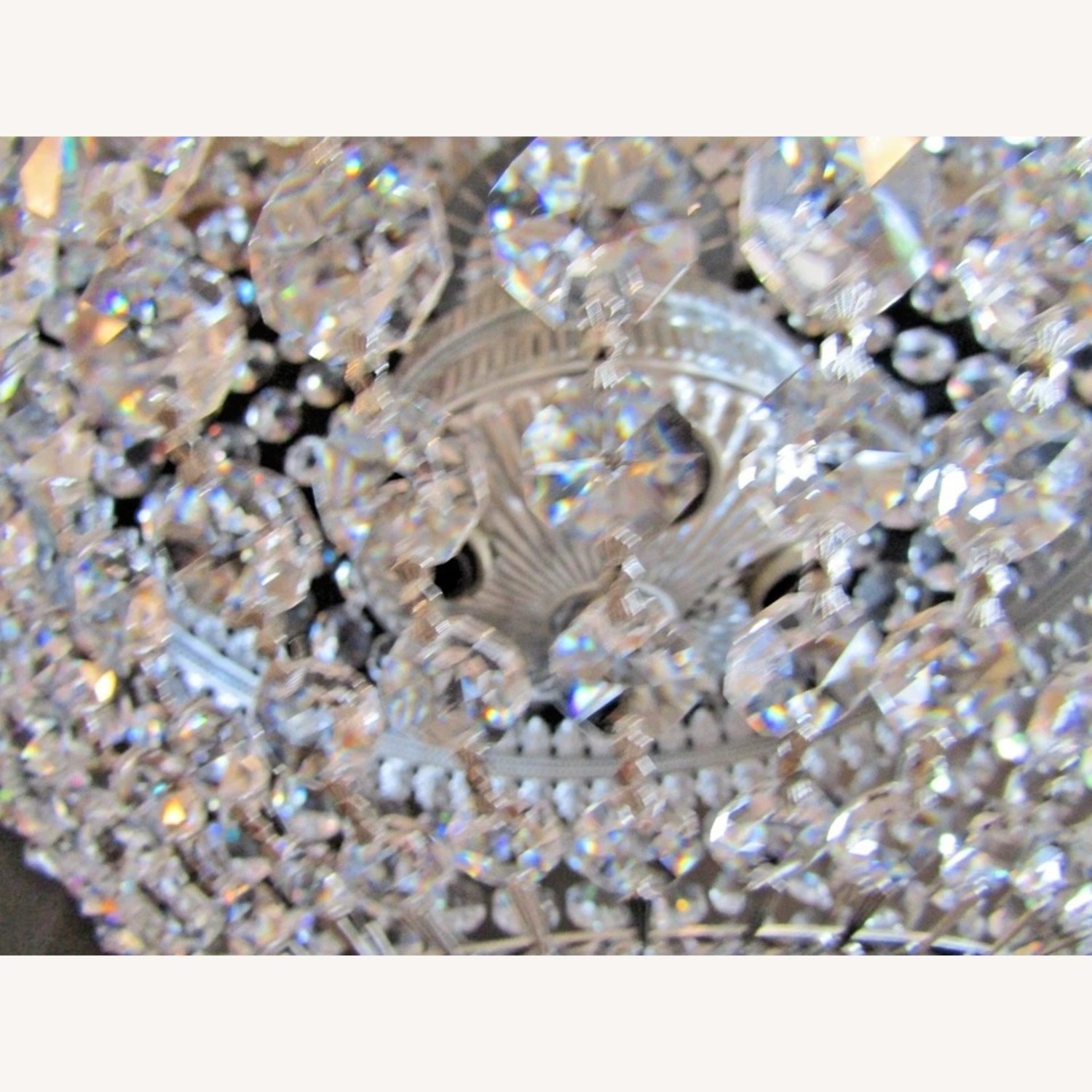Schonbek Crystal Flush Mount Ceiling Fixture - image-7