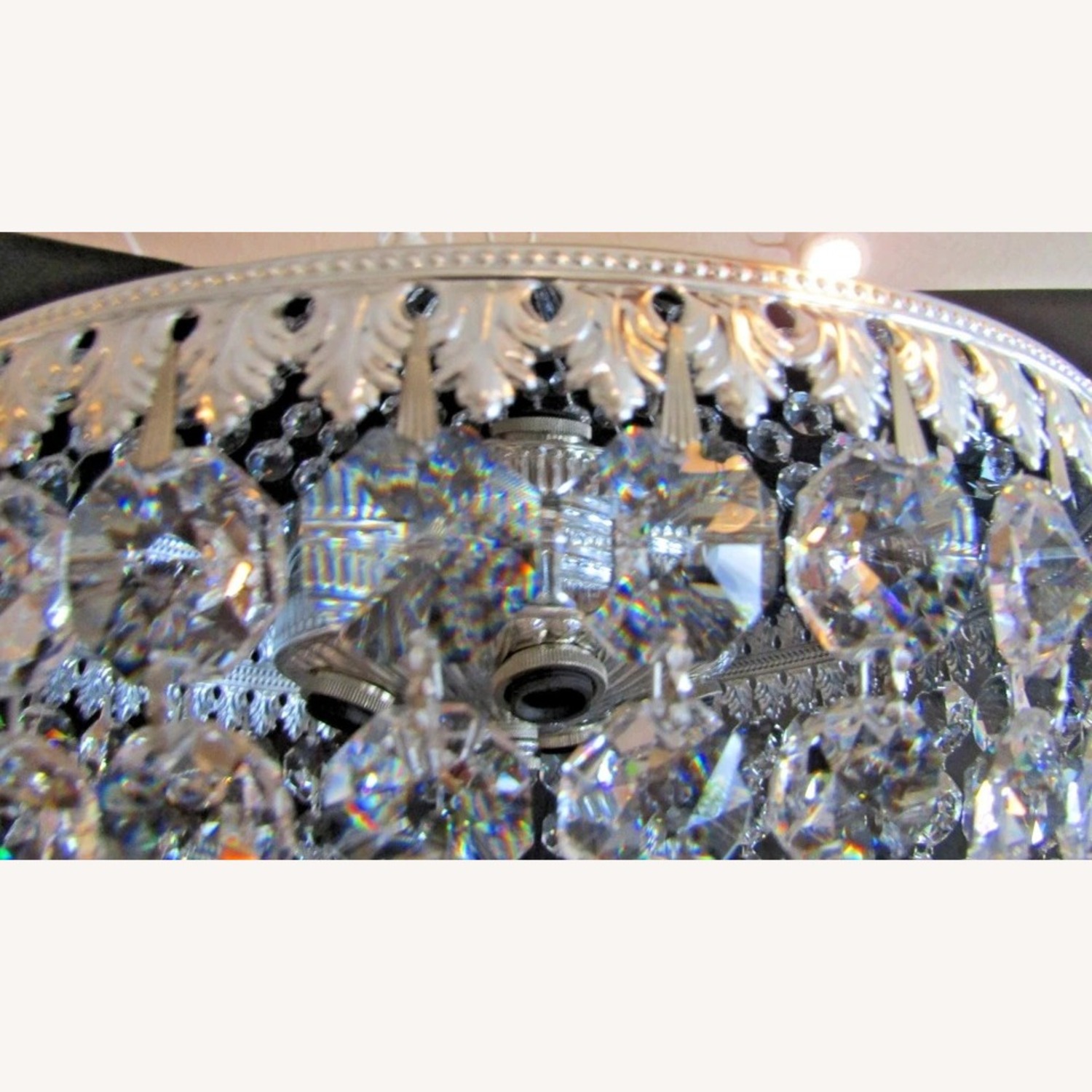 Schonbek Crystal Flush Mount Ceiling Fixture - image-4