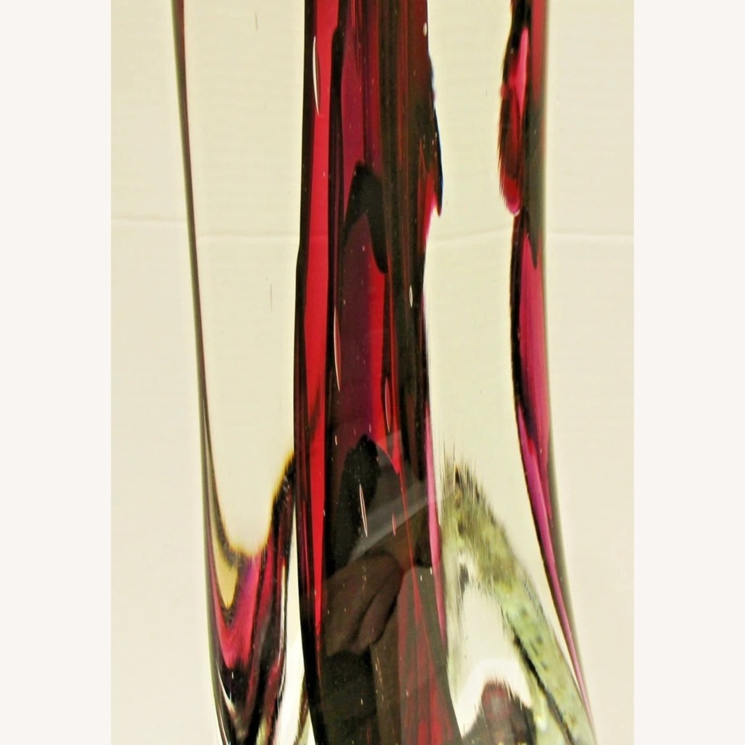 Rollin Karg Clear and Purple Glass Sculpture 1996 - image-6