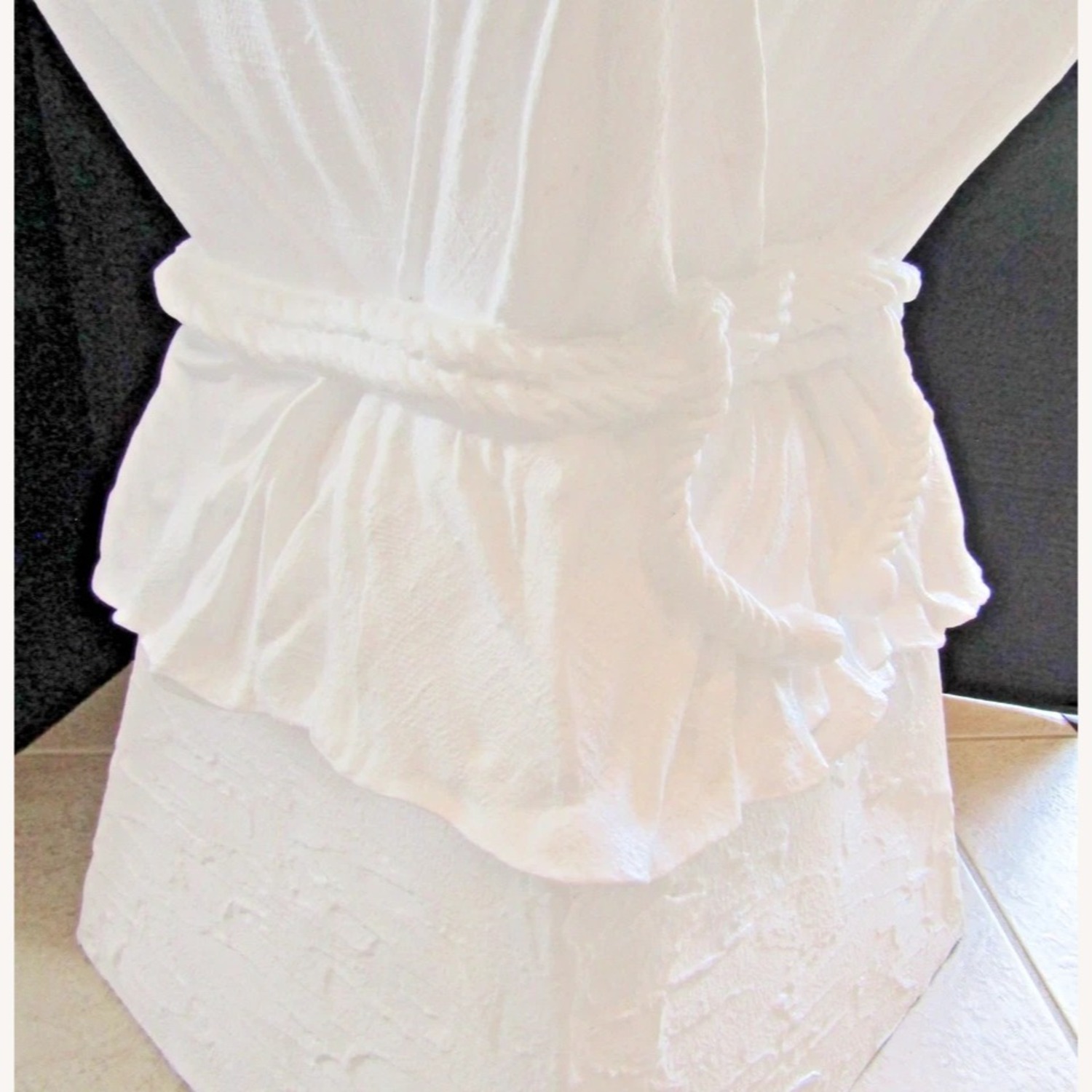 John Dickenson Faux Drapery Side Table - image-6