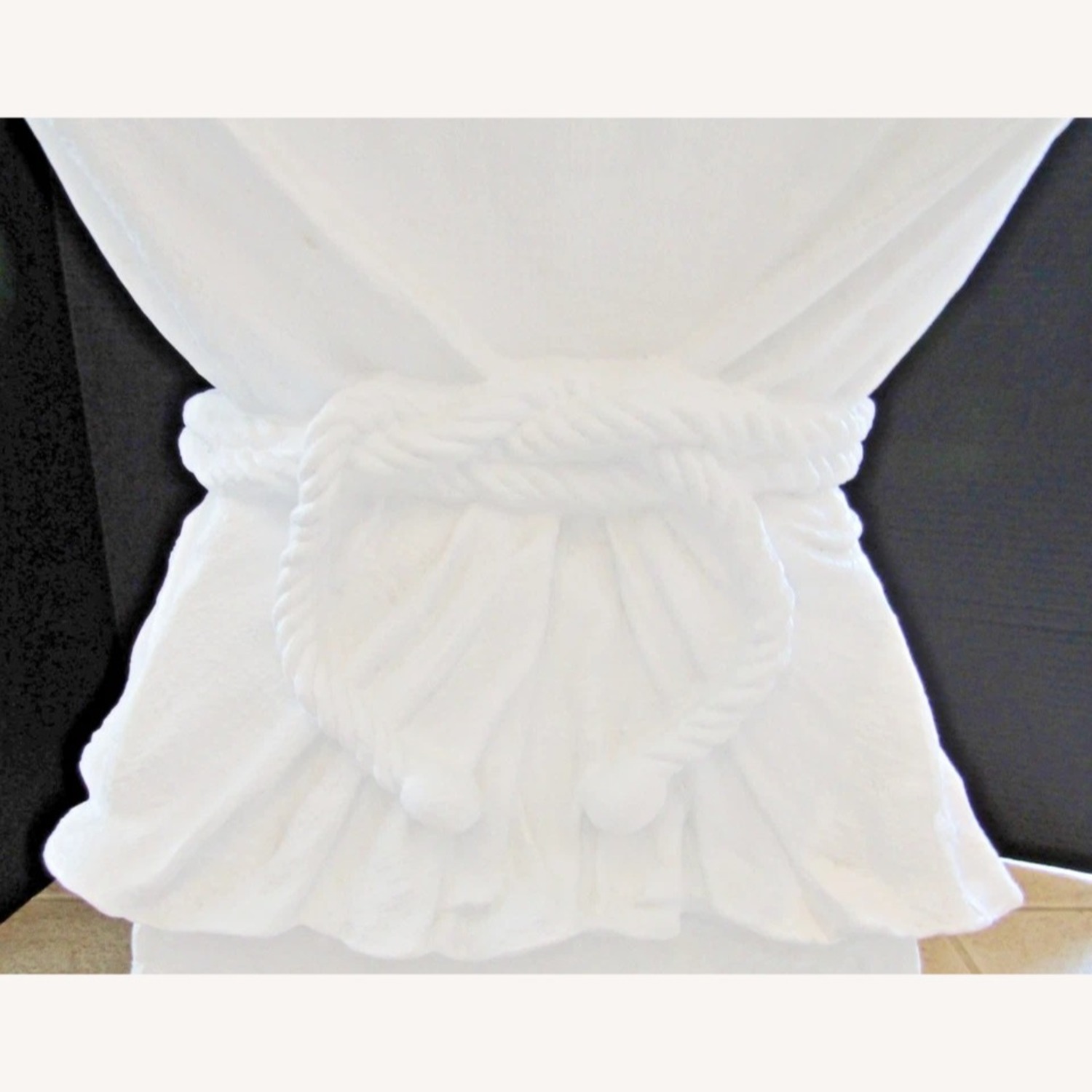 John Dickenson Faux Drapery Side Table - image-8