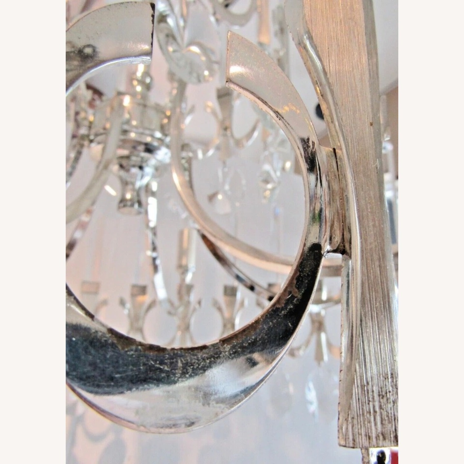Sciolari Two Tiered Crystal Chandelier 1960's MCM - image-10