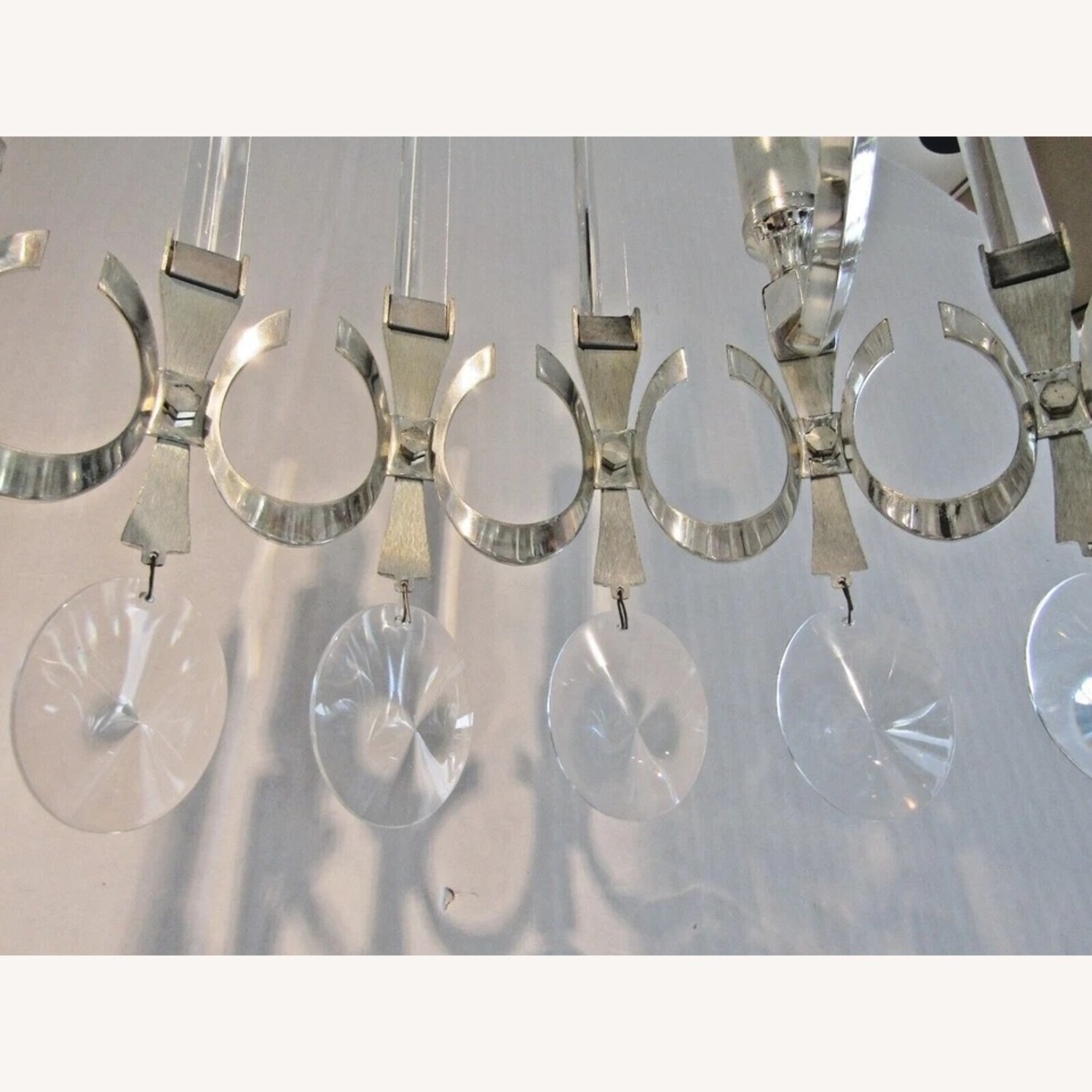 Sciolari Two Tiered Crystal Chandelier 1960's MCM - image-7