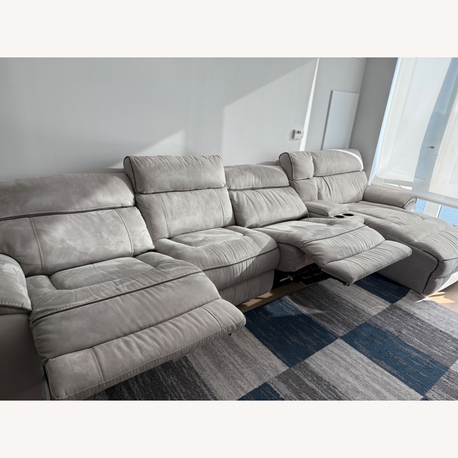 5-Piece Sectional with Power Recliners & USB Ports - image-2