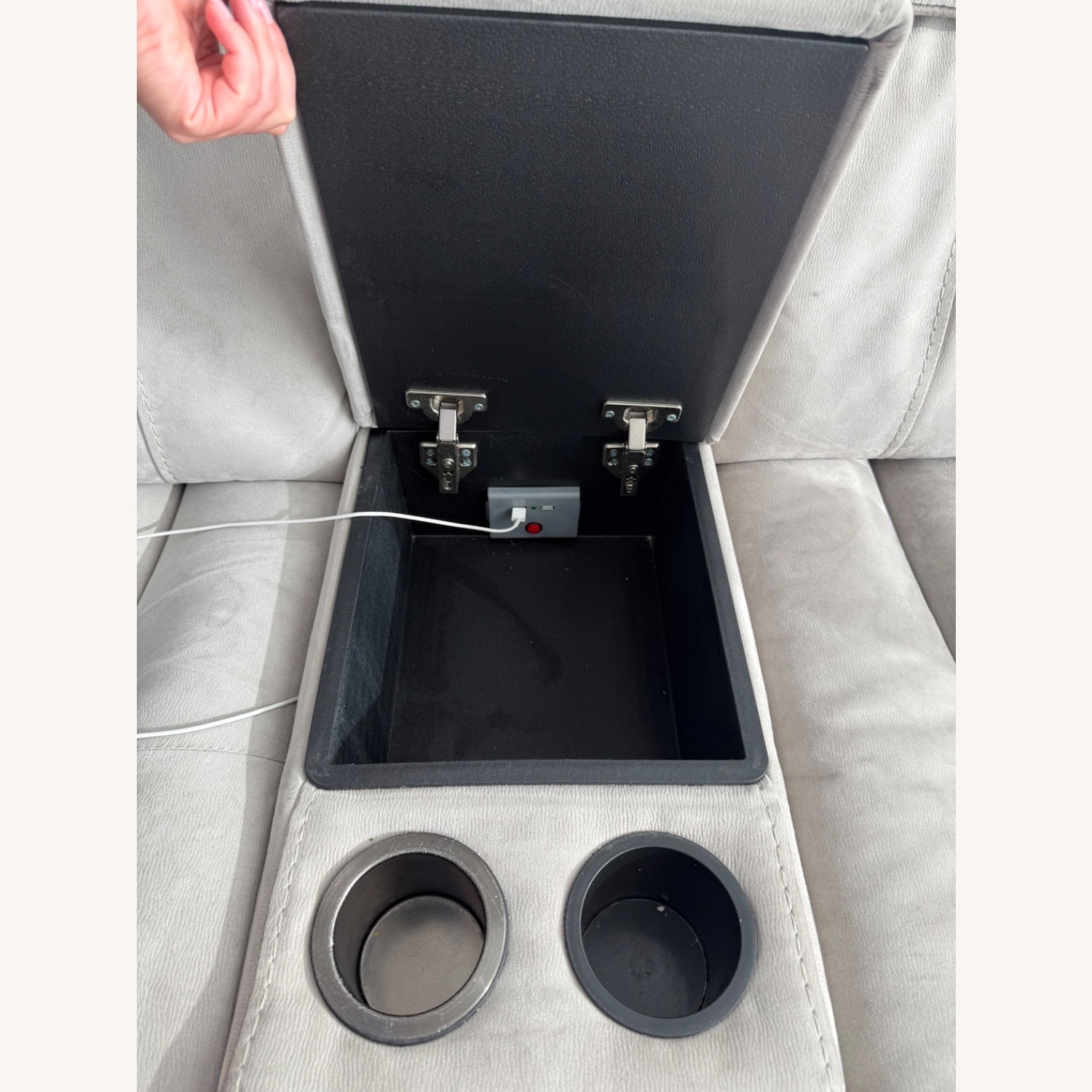 5-Piece Sectional with Power Recliners & USB Ports - image-3