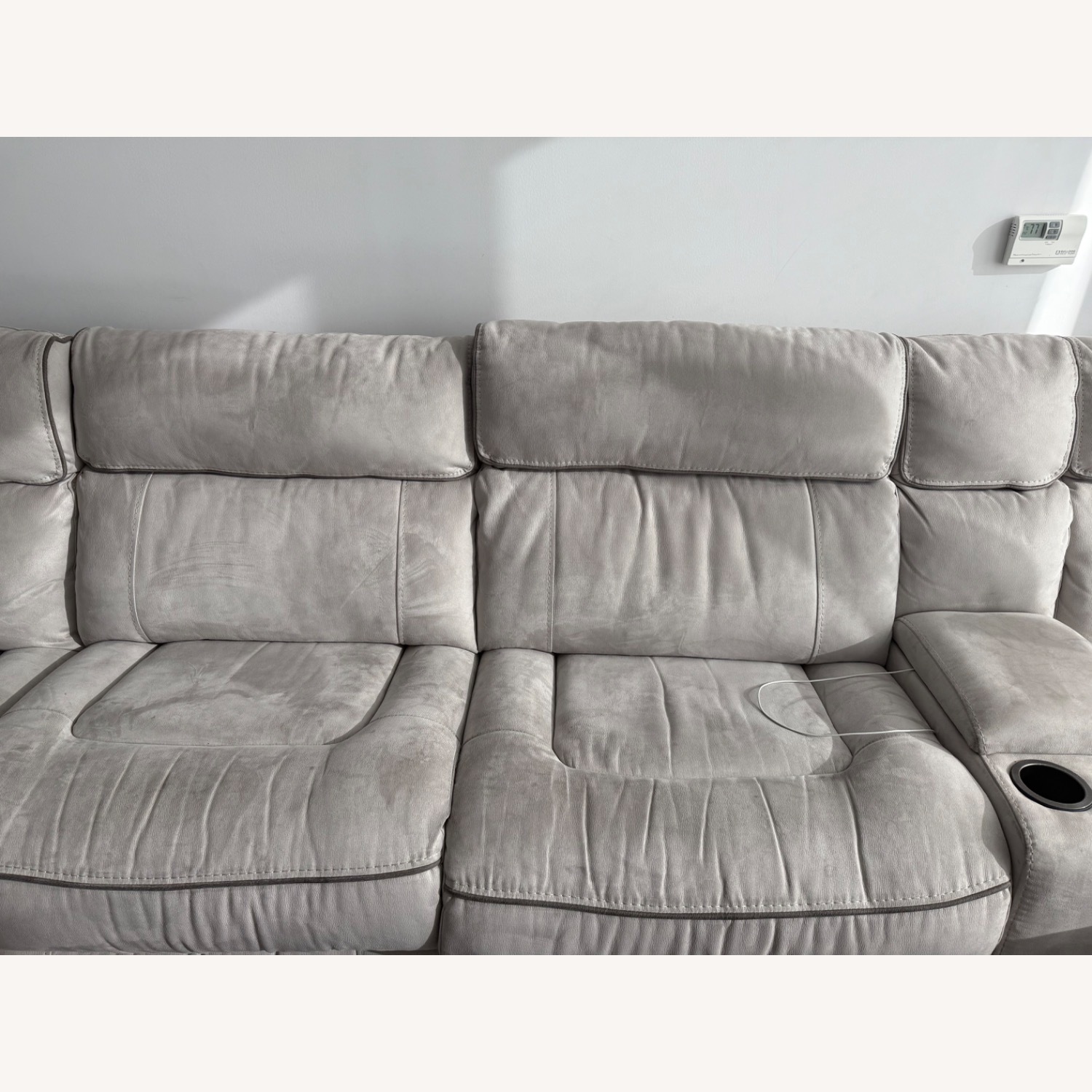 5-Piece Sectional with Power Recliners & USB Ports - image-6