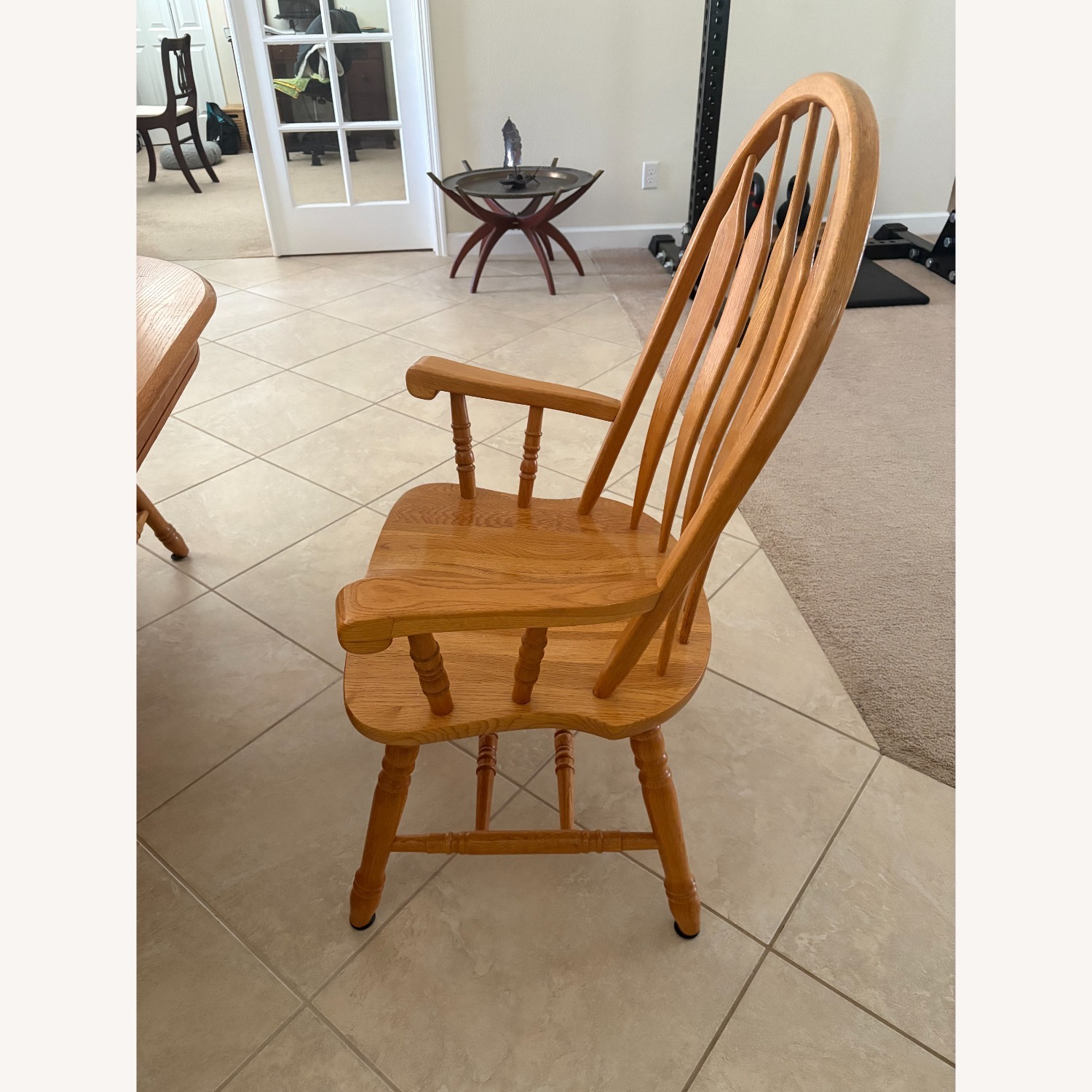 Winners Only Solid Oak Dining Table with 8 Chairs - image-8