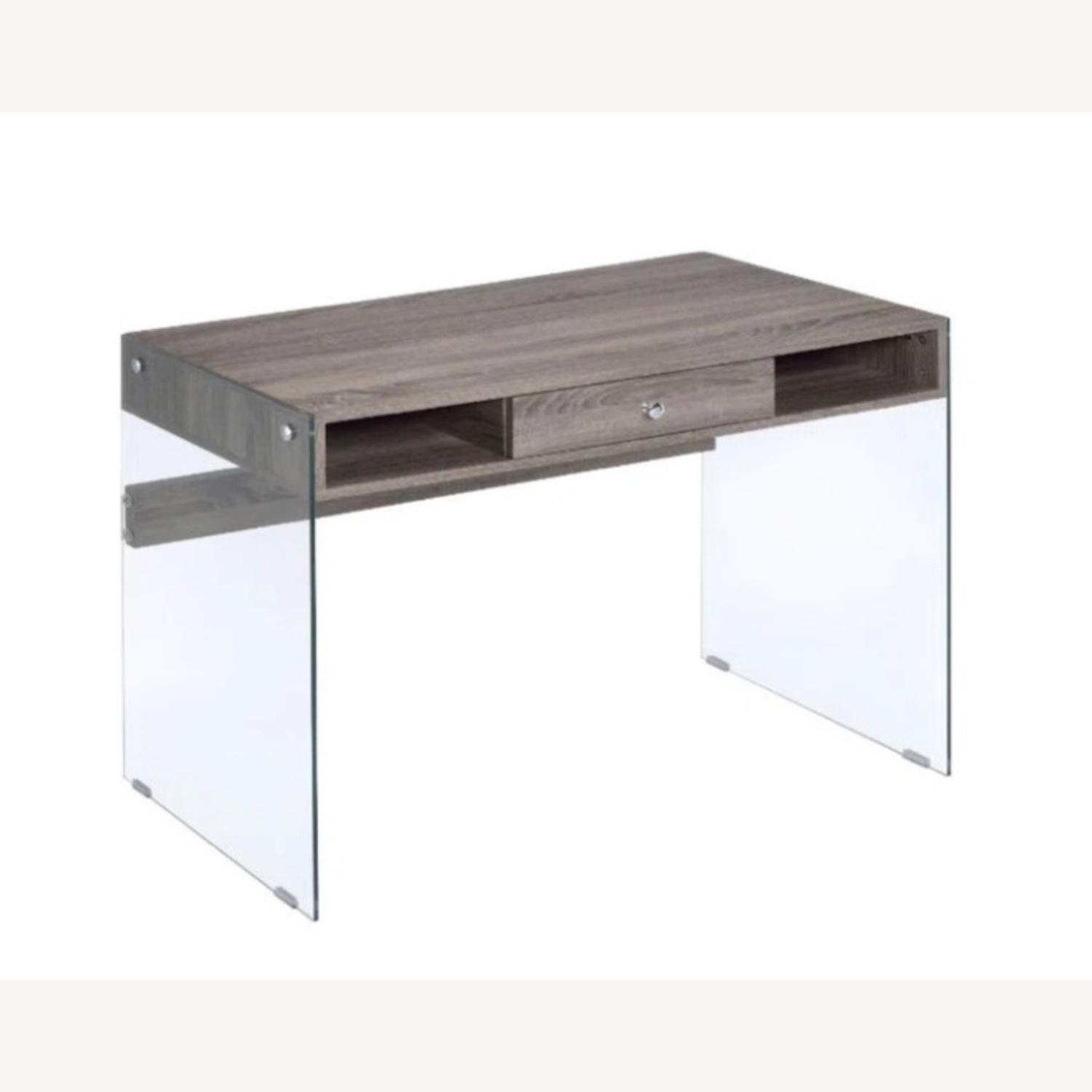 Glass Base Writing Desk - image-0