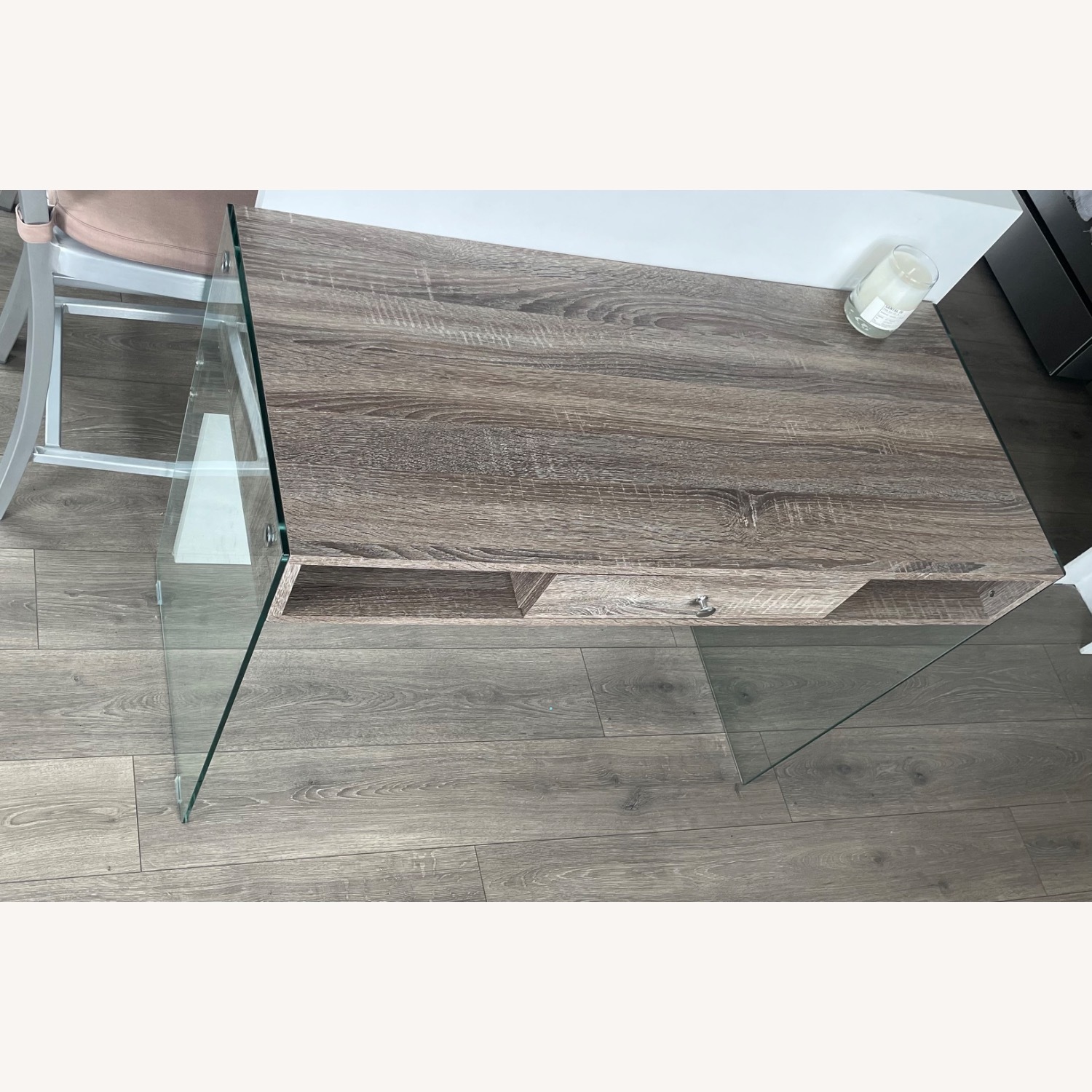 Glass Base Writing Desk - image-4