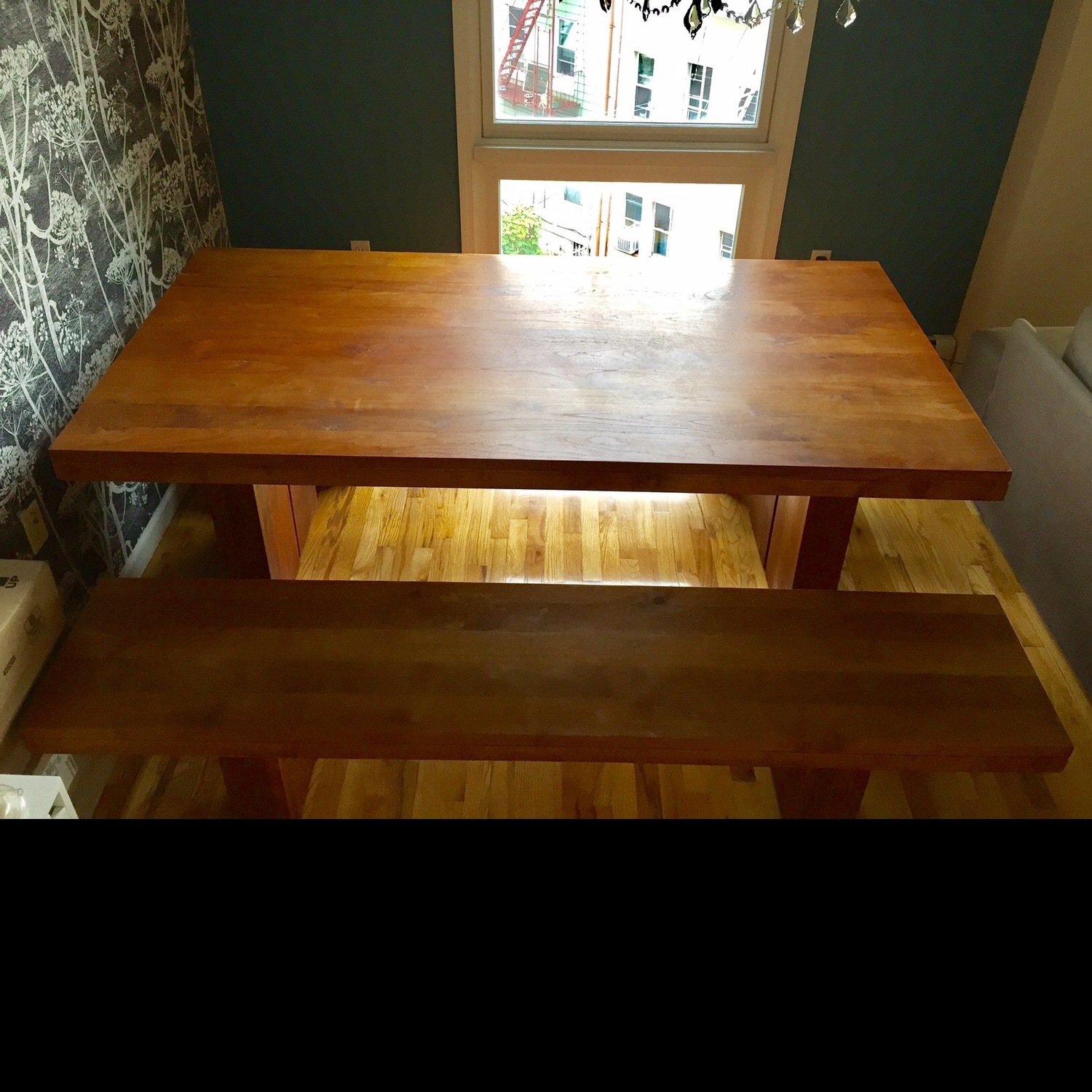 Design Within Reach Dining Table W 2 Benches - image-2
