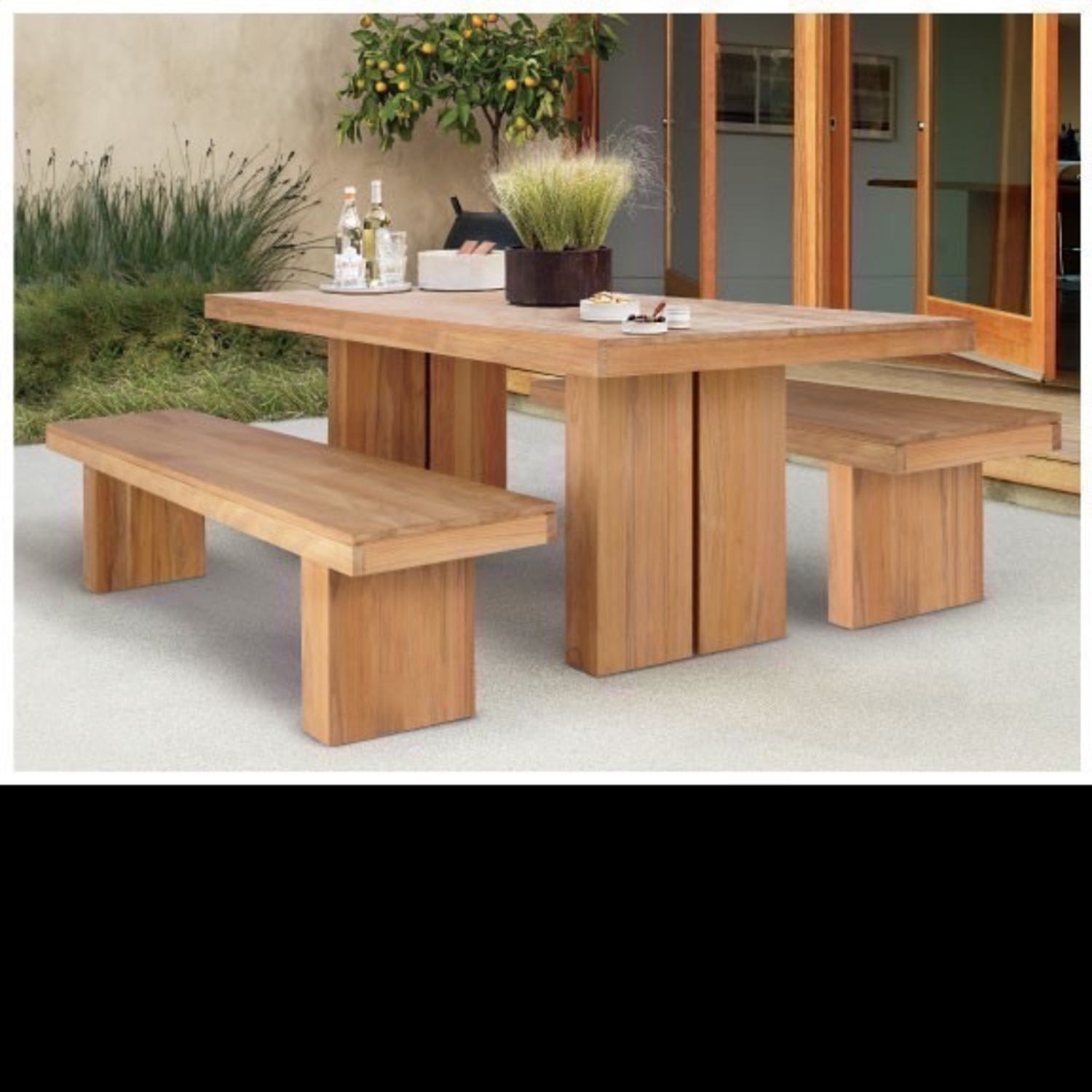 Design Within Reach Dining Table W 2 Benches - image-7