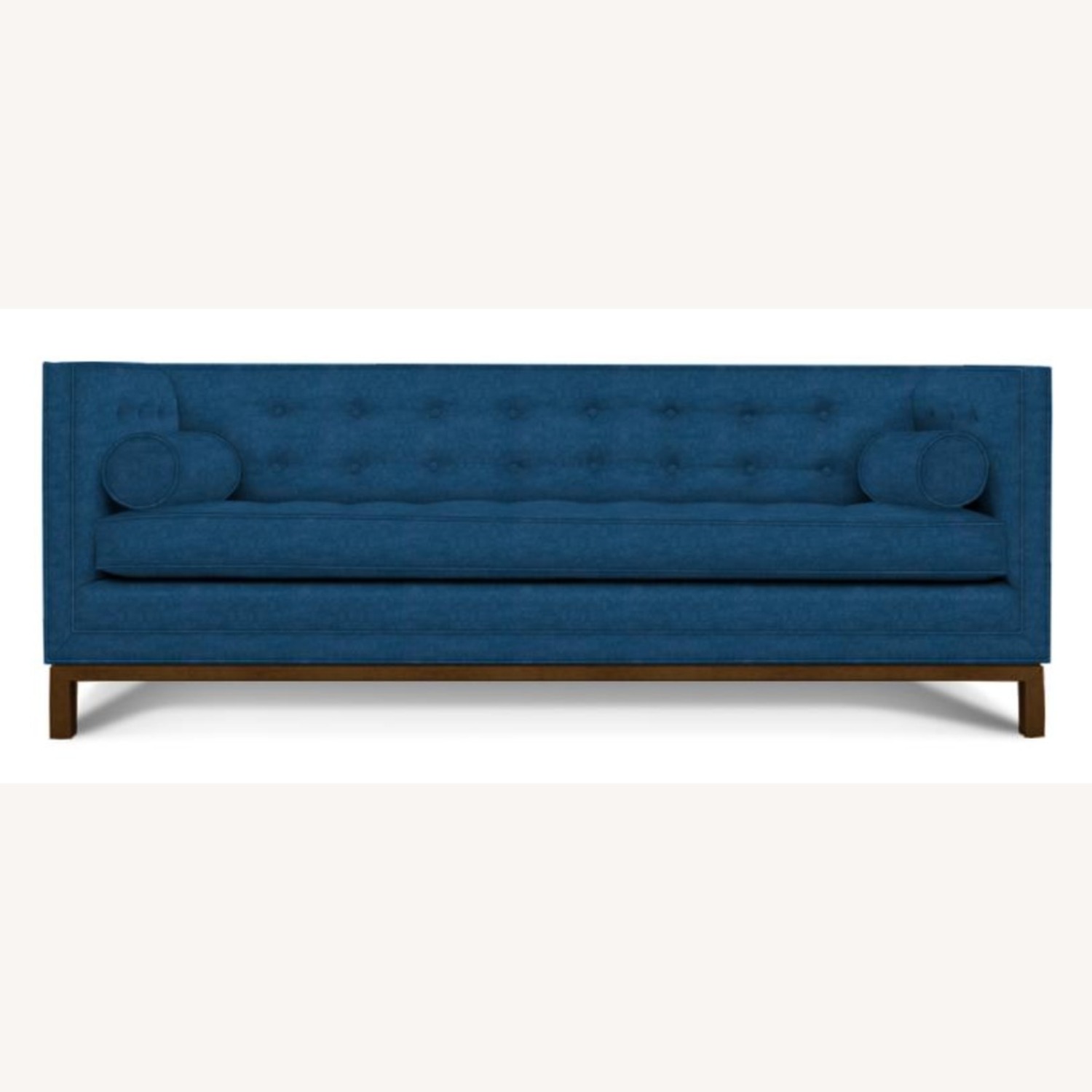 Jonathan Adler Blue Velvet Lambert Sofa - image-1