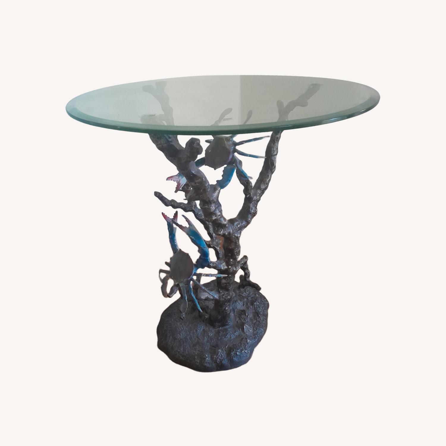 Crab & Coral End Table - image-0