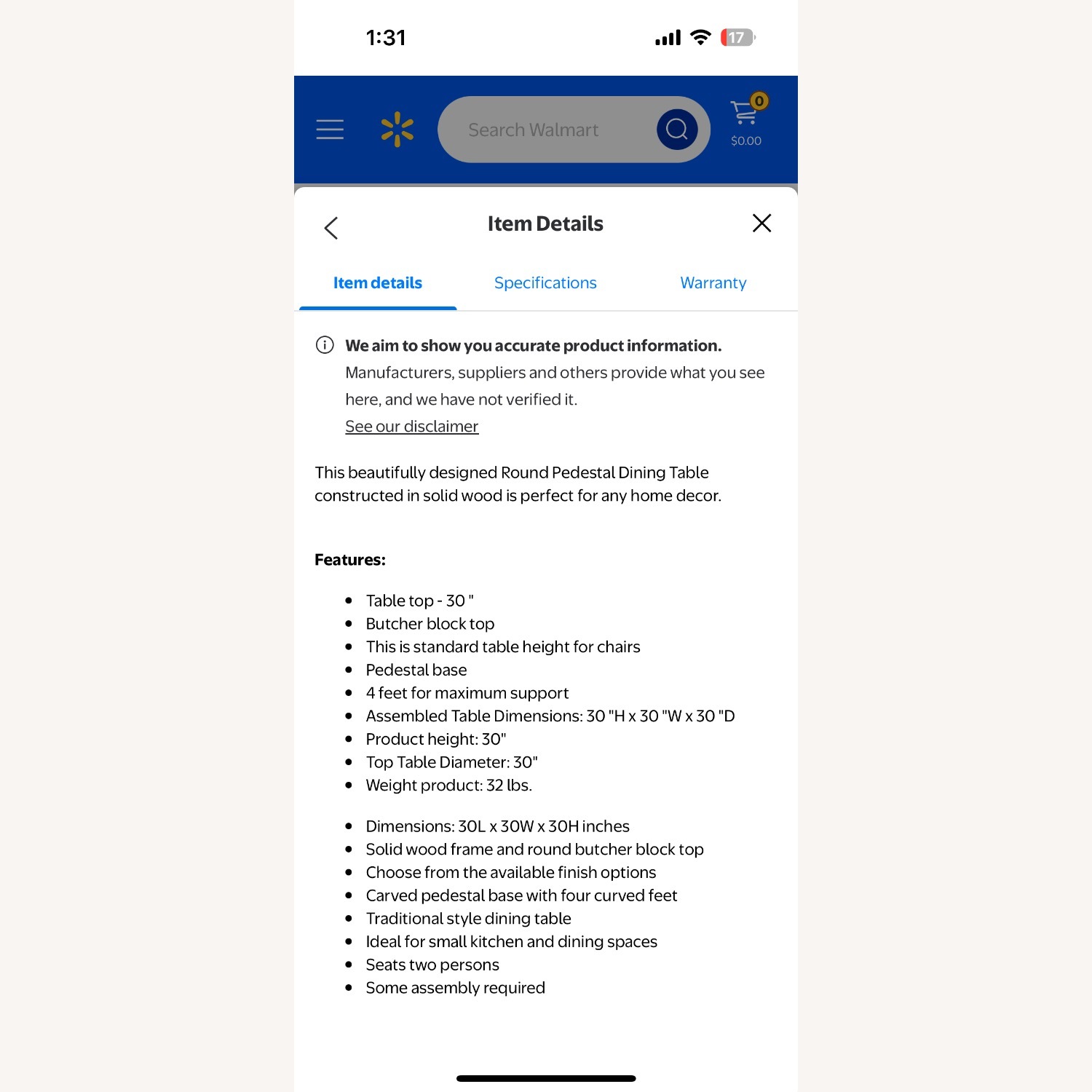 Wooden Coffee Table - image-4