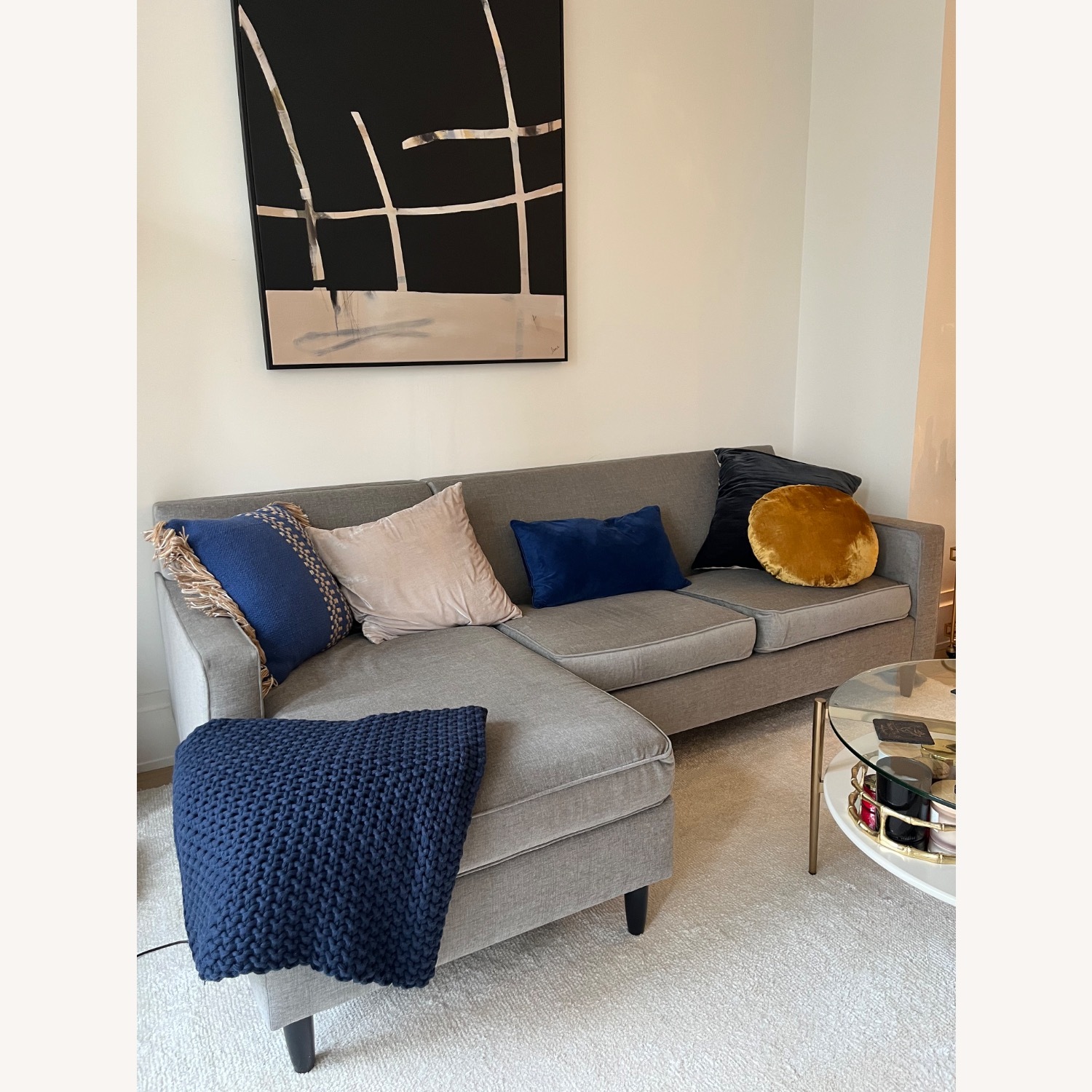 Ethan Allen Sectional Couch - image-2