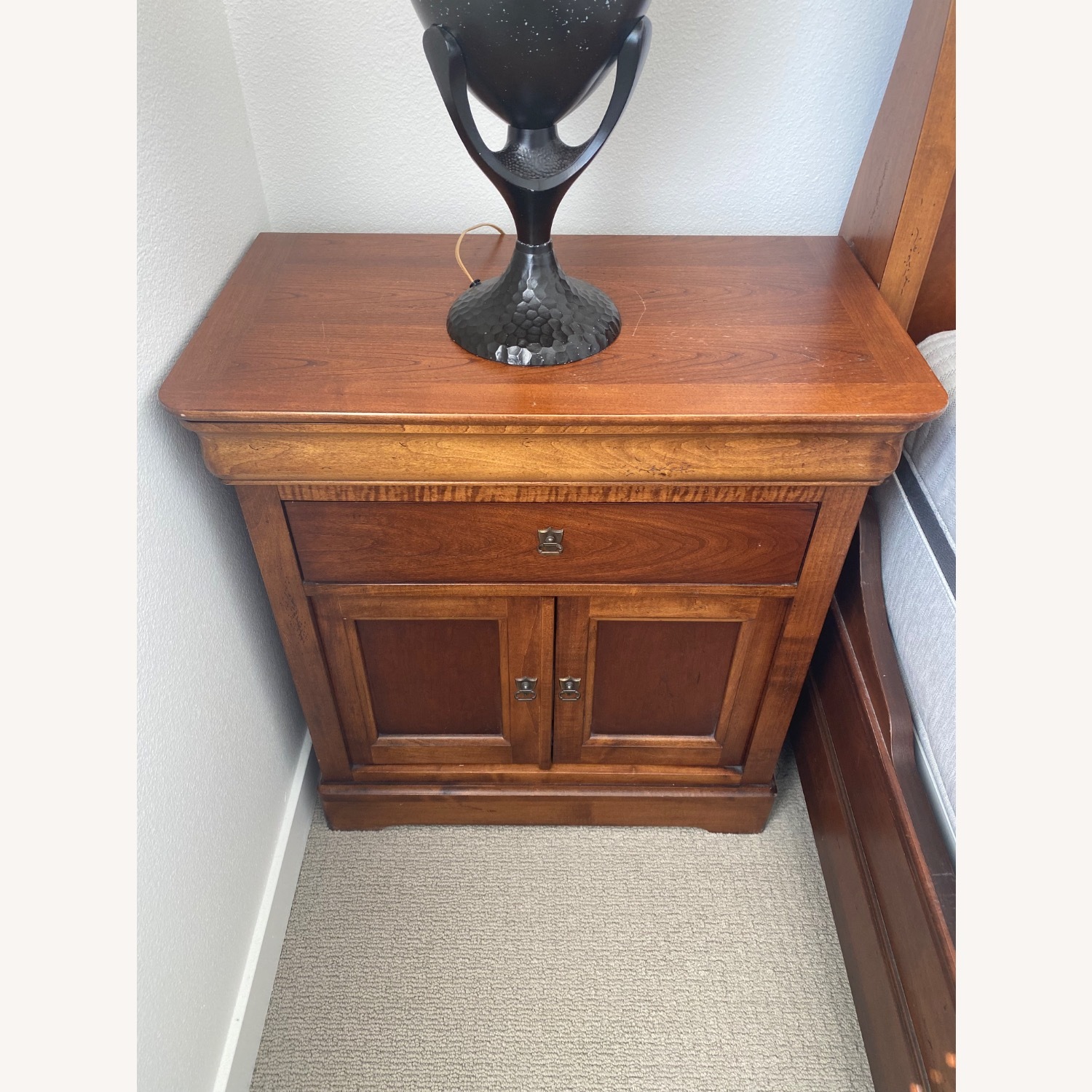 Pair of Solid Bedside Tables - image-2