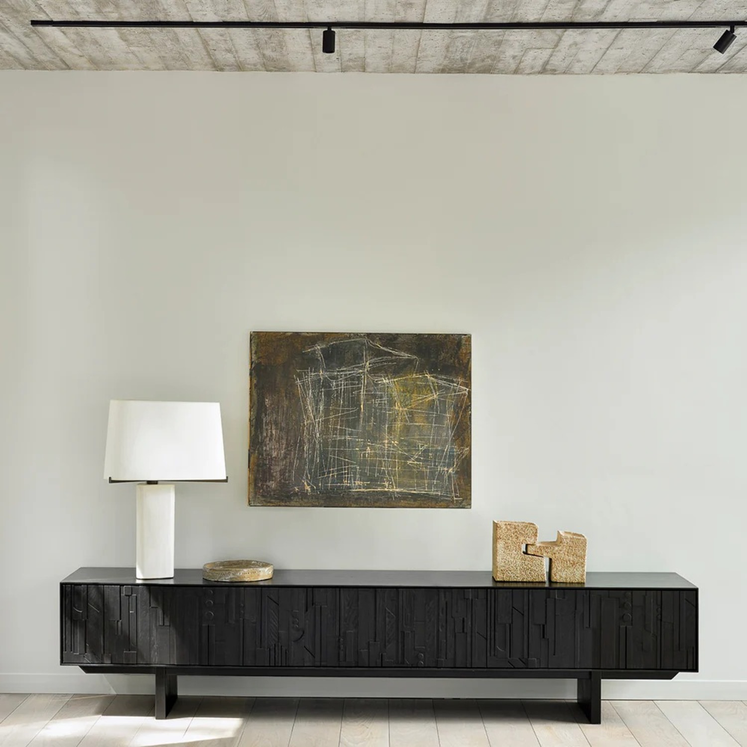 Ethnicraft Teak Mosaic TV Cupboard - image-1