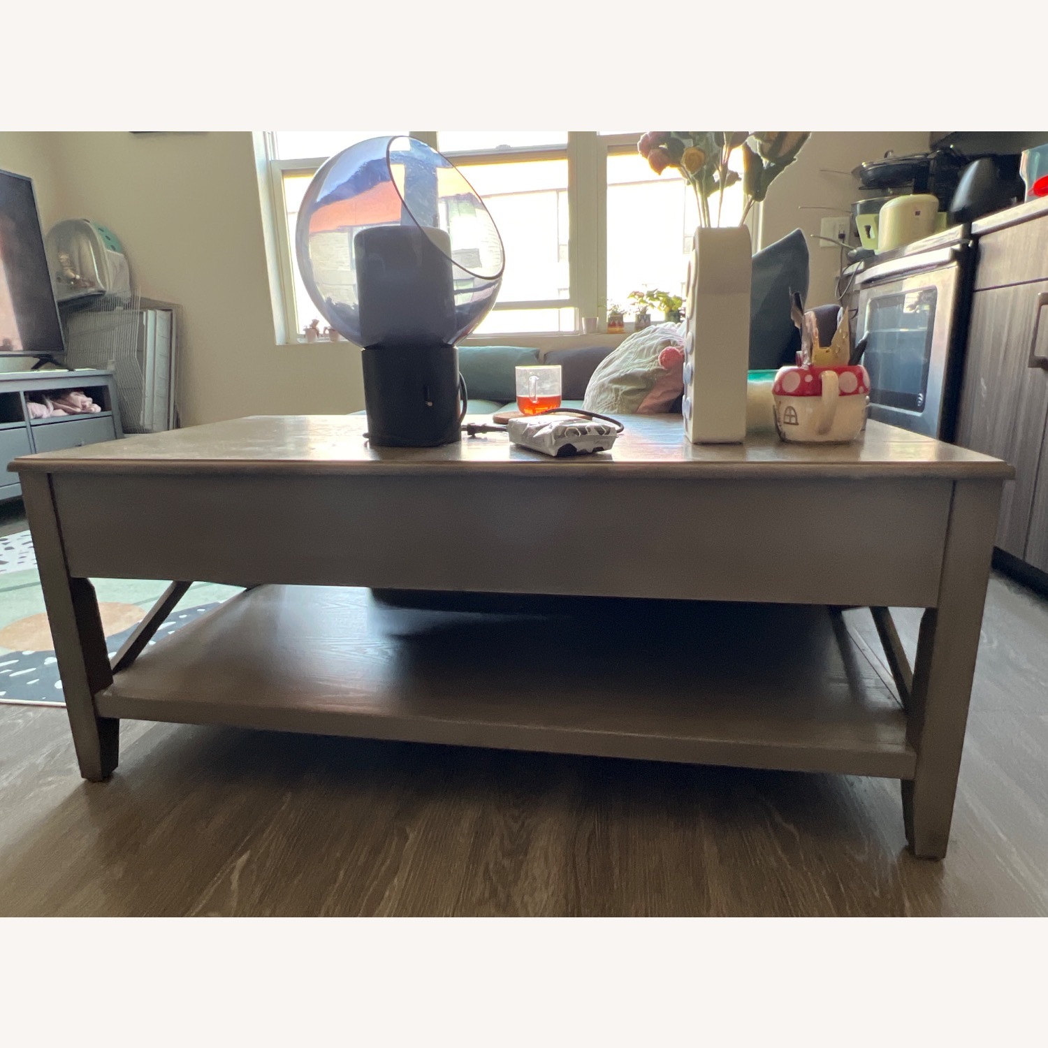 Amazon Coffee Table Lift Top with Storage - image-3