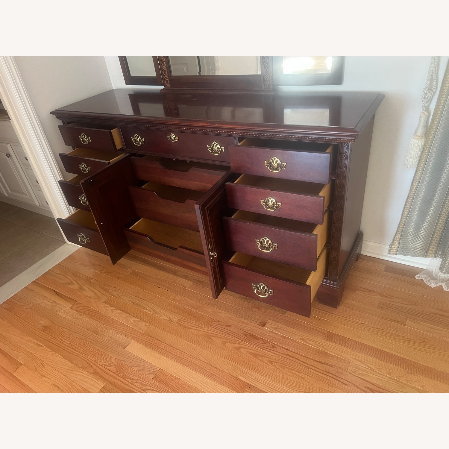 American Drew Armoire with Mirror - image-7