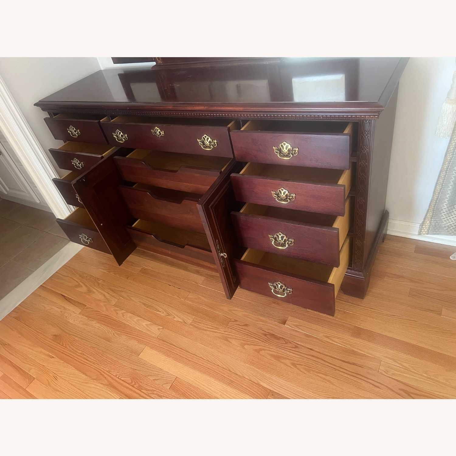 American Drew Armoire with Mirror - image-8