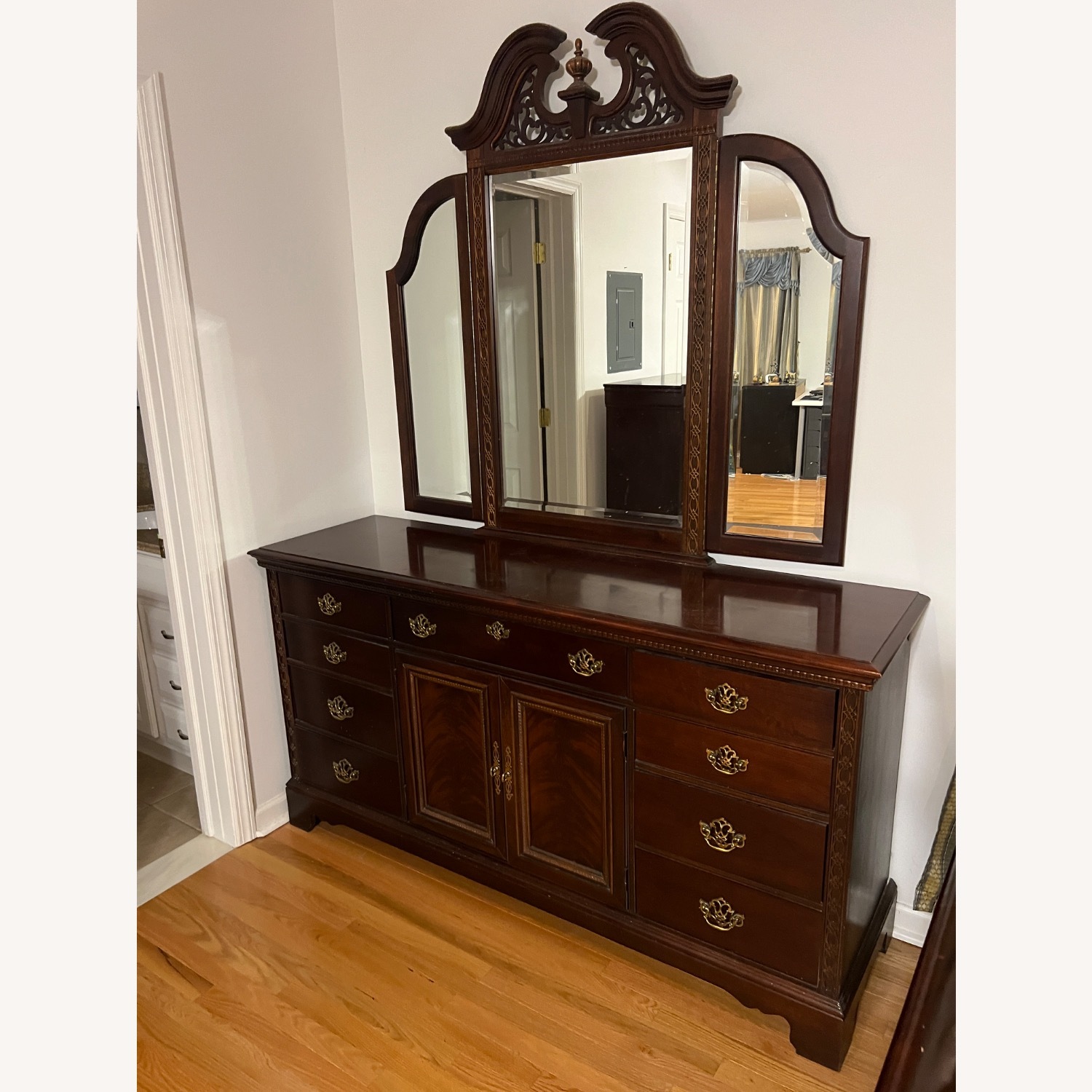 American Drew Armoire with Mirror - image-1