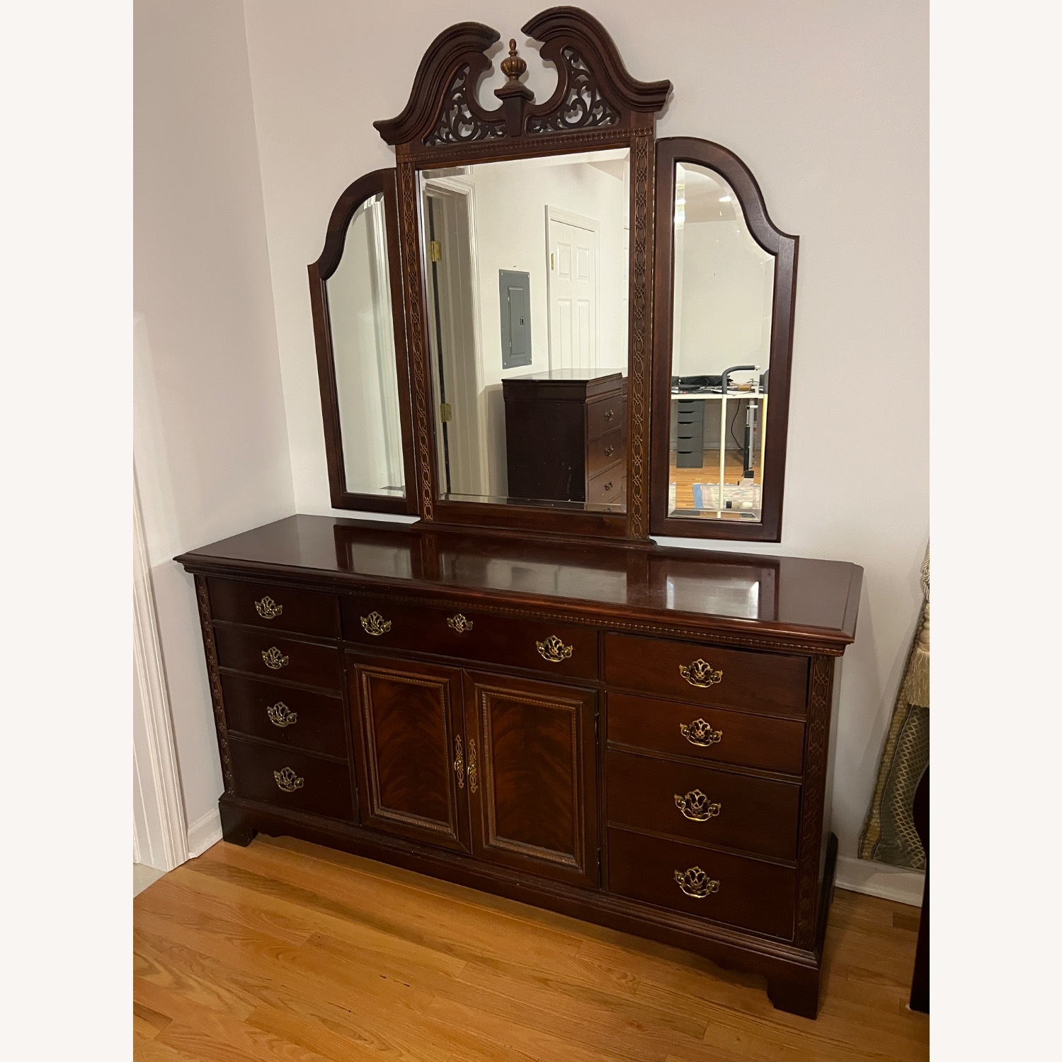 American Drew Armoire with Mirror - image-2