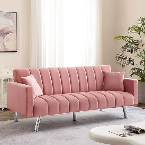 Used Linden Rose Futon for sale on AptDeco