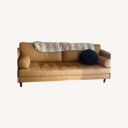 Used Article Sven Leather Sofa in Charme Tan for sale on AptDeco