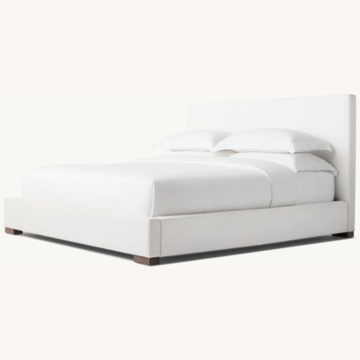 Restoration Hardware Modena Fabric Platform Bed - image-0