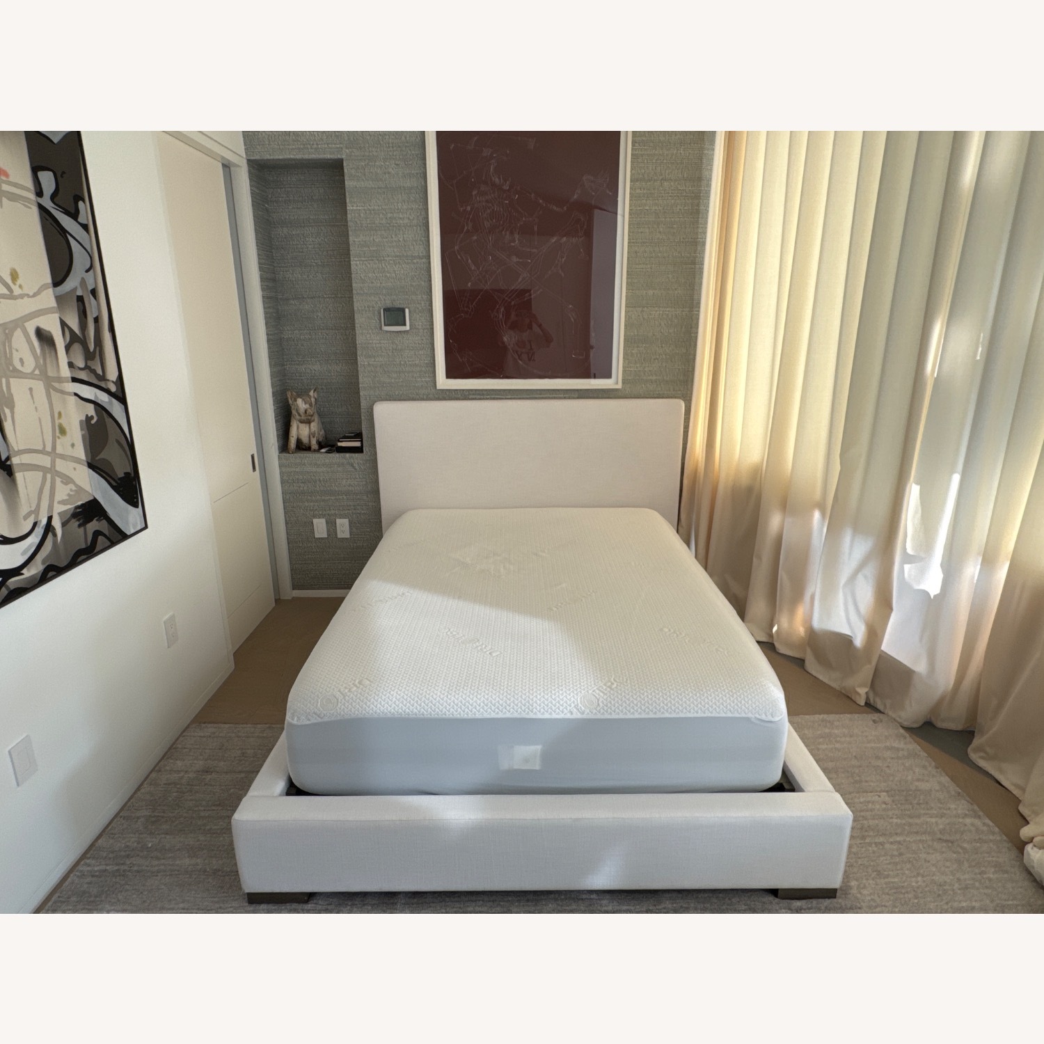 Restoration Hardware Modena Fabric Platform Bed - image-2