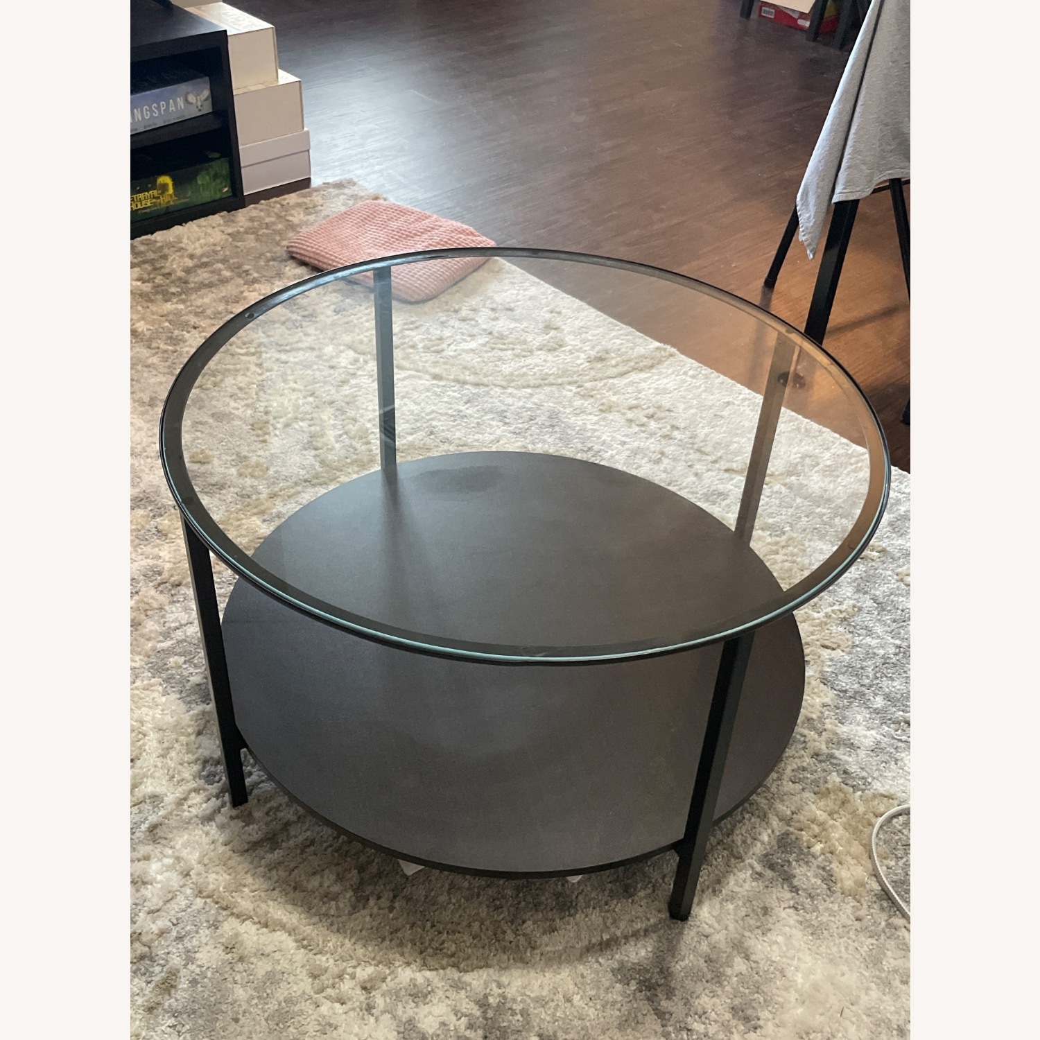 IKEA Black Brown Coffee Table - image-1