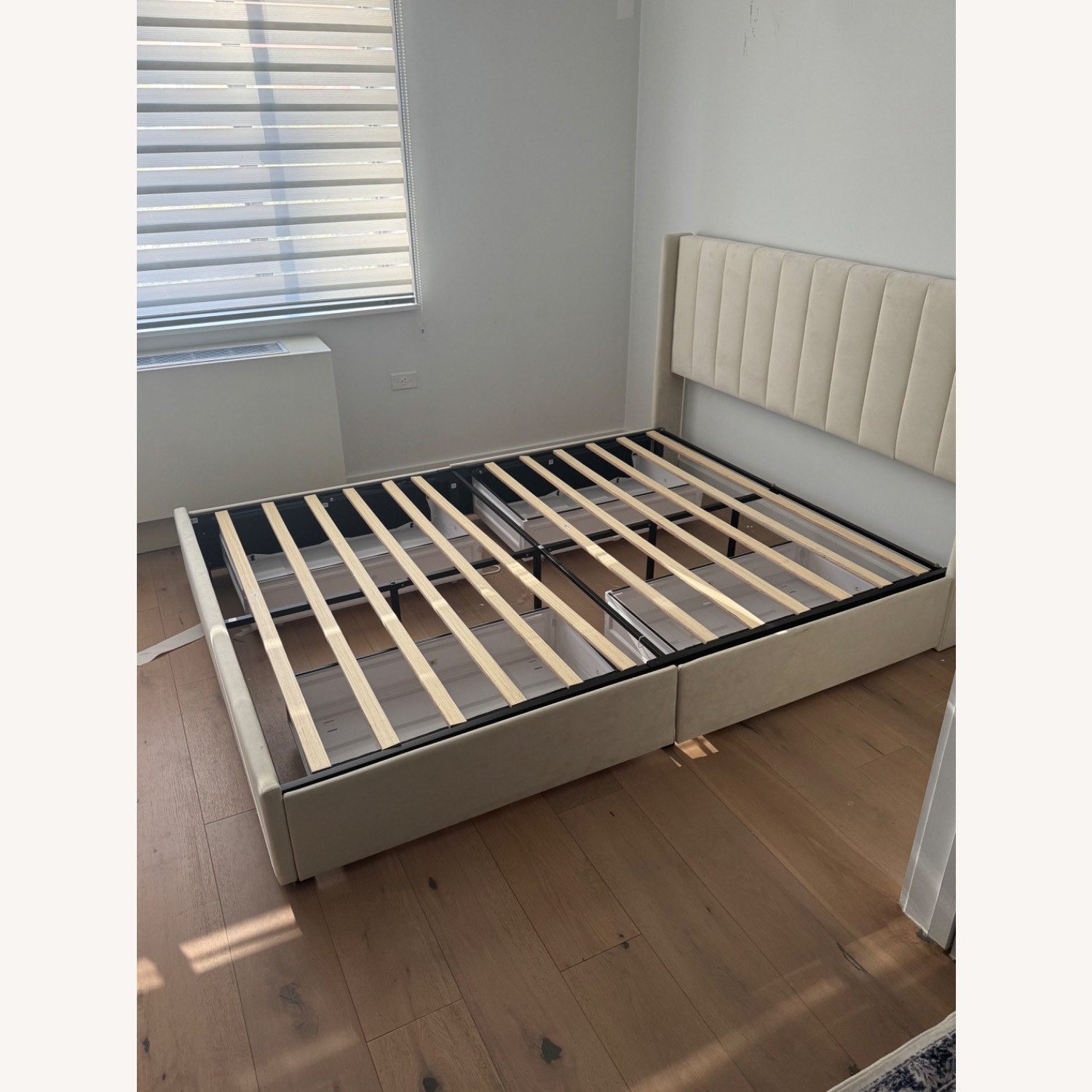 Wayfair Queen Bed w Storage - image-1