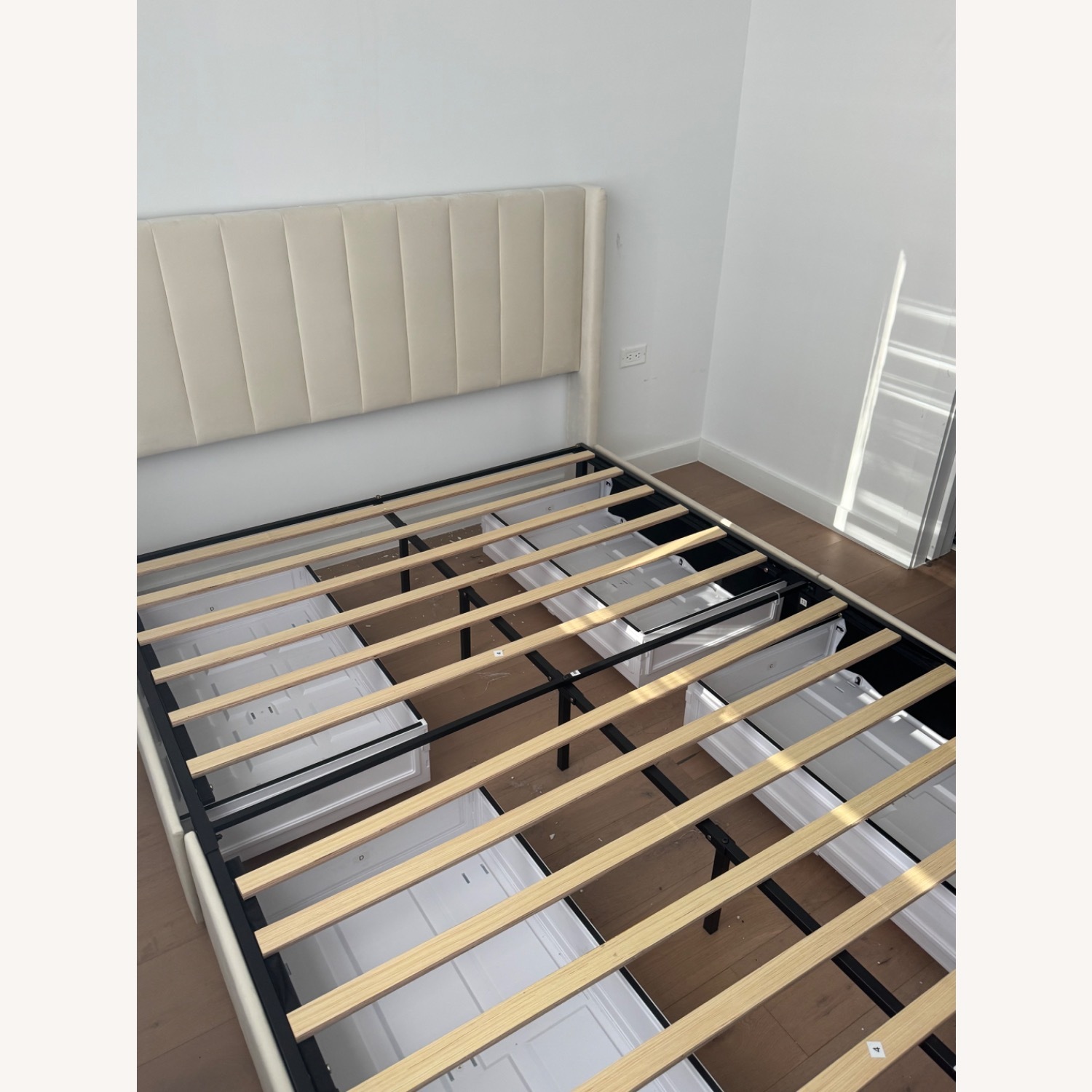 Wayfair Queen Bed w Storage - image-3