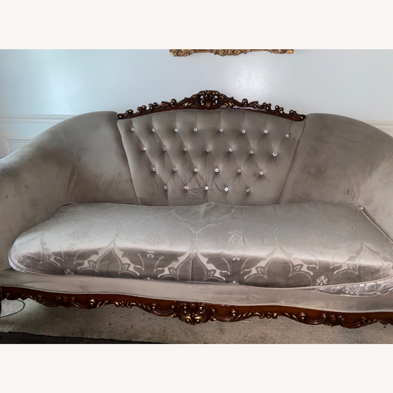 Large Gray Couch  - image-1