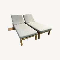 Crate & Barrel Neighbor Haven Sun Lounger Set