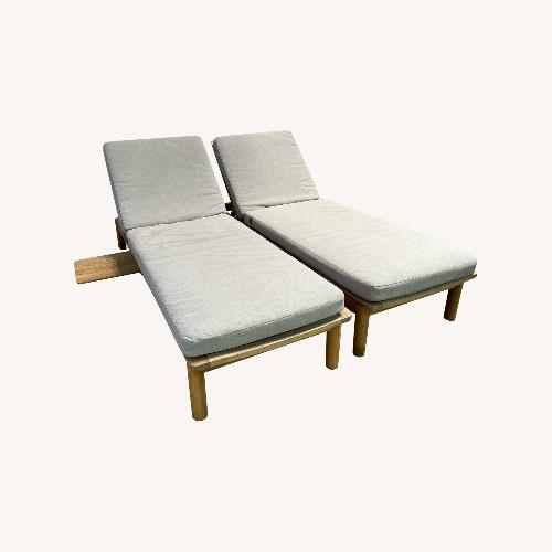 Used Crate & Barrel Neighbor Haven Sun Lounger Set for sale on AptDeco