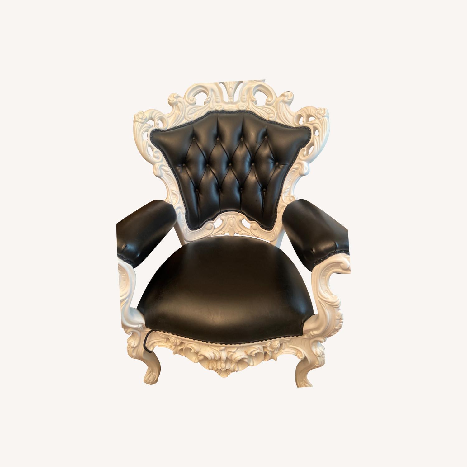 White and Black Chair - image-0