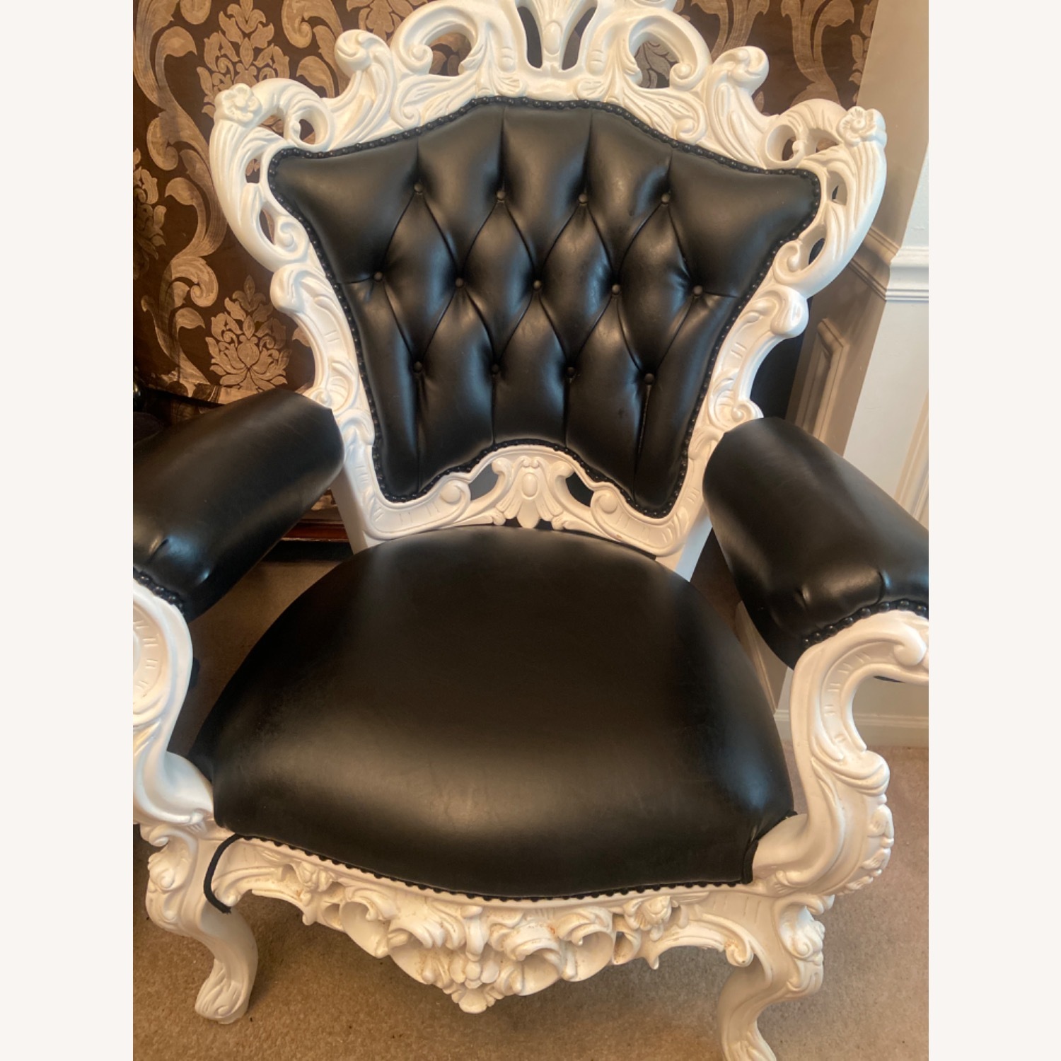 White and Black Chair - image-2