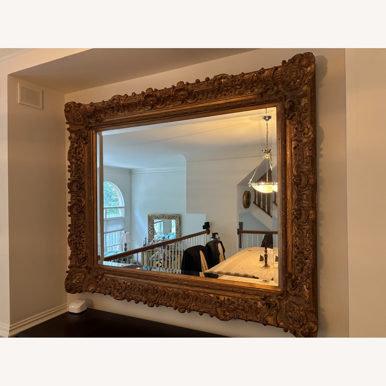 Elements Fine Home Antique Gold Wall Mirror - image-2
