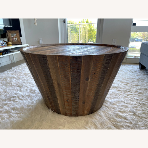 Used Solid Acacia Cocktail Table for sale on AptDeco