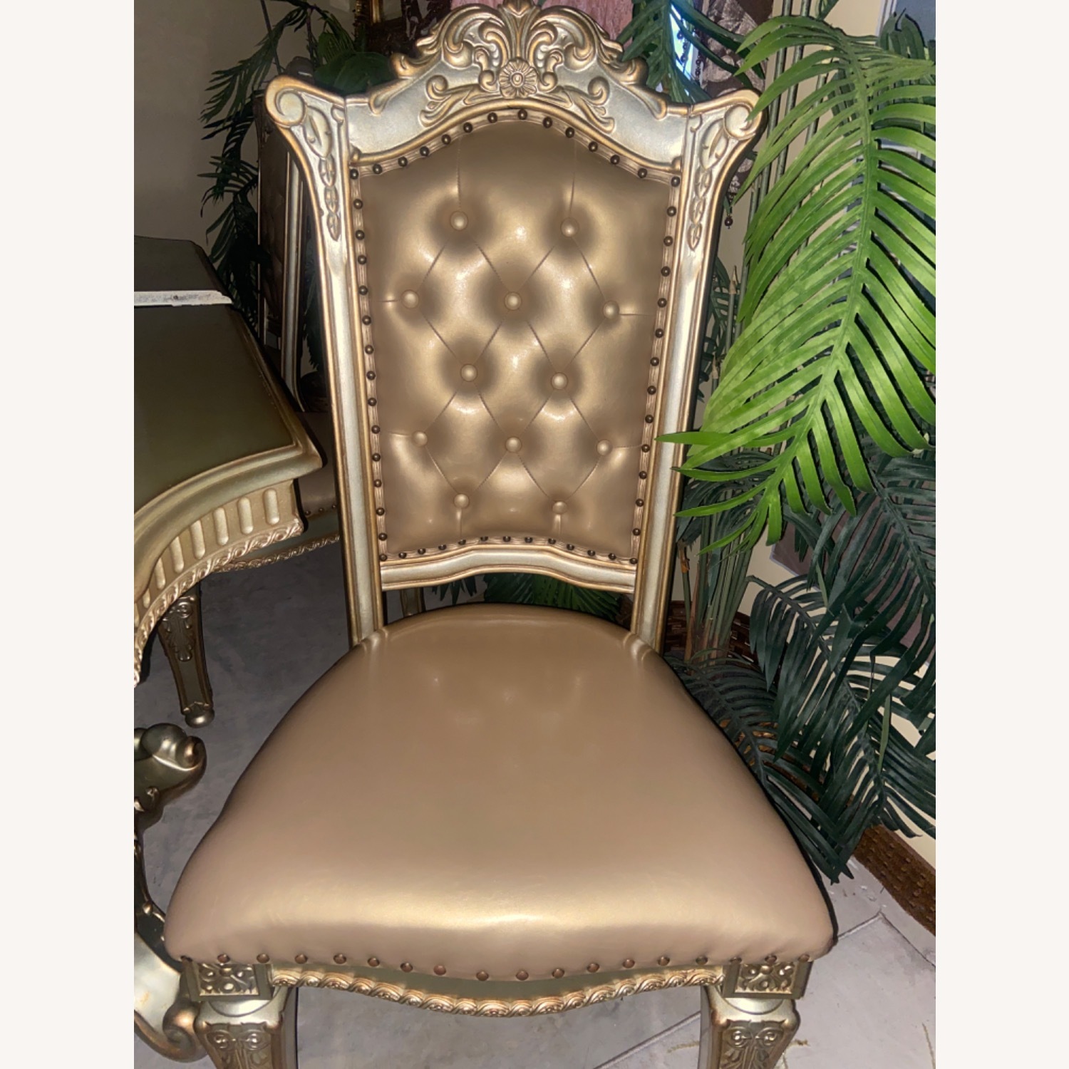 Gold Dining Table Set  - image-3