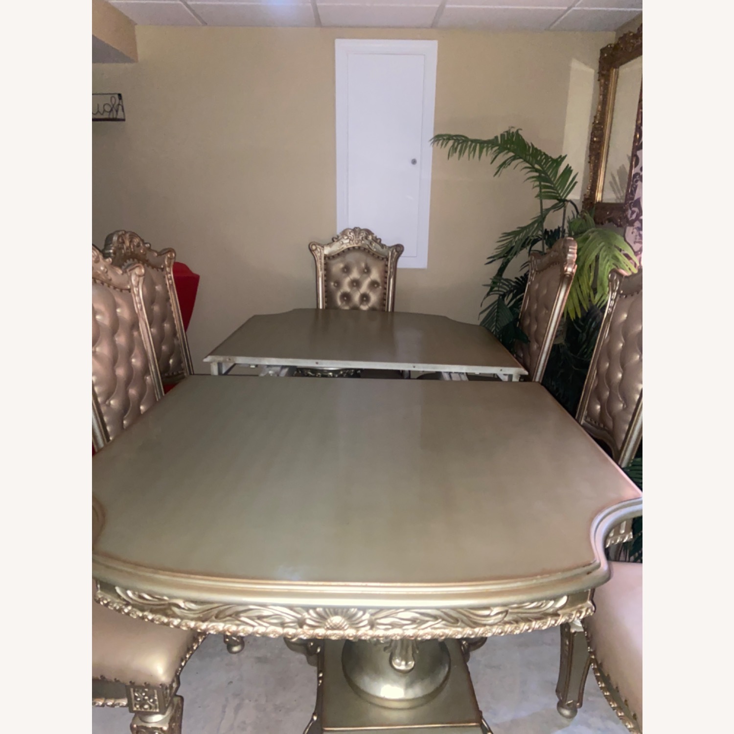 Gold Dining Table Set  - image-1