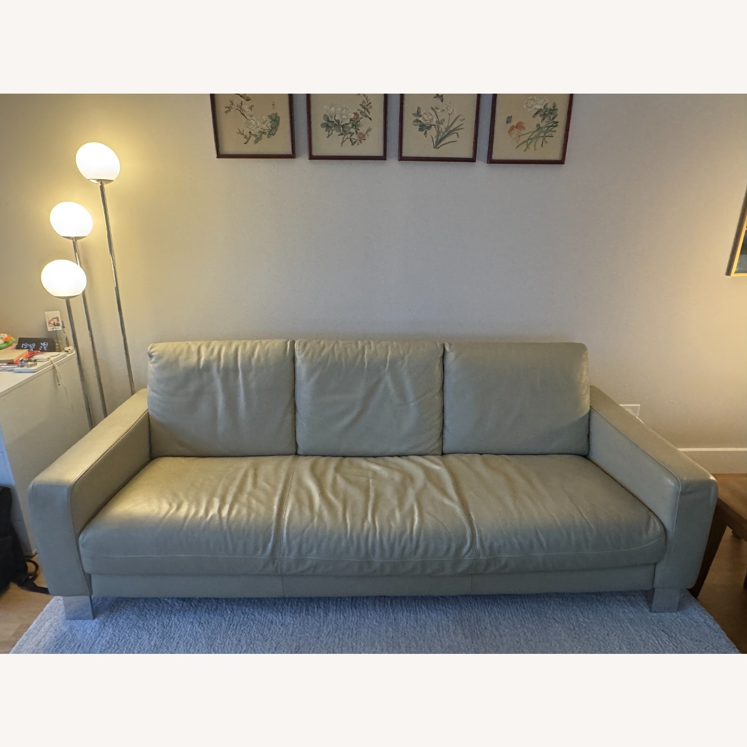 Nicoletti Light Green Sofa - image-4