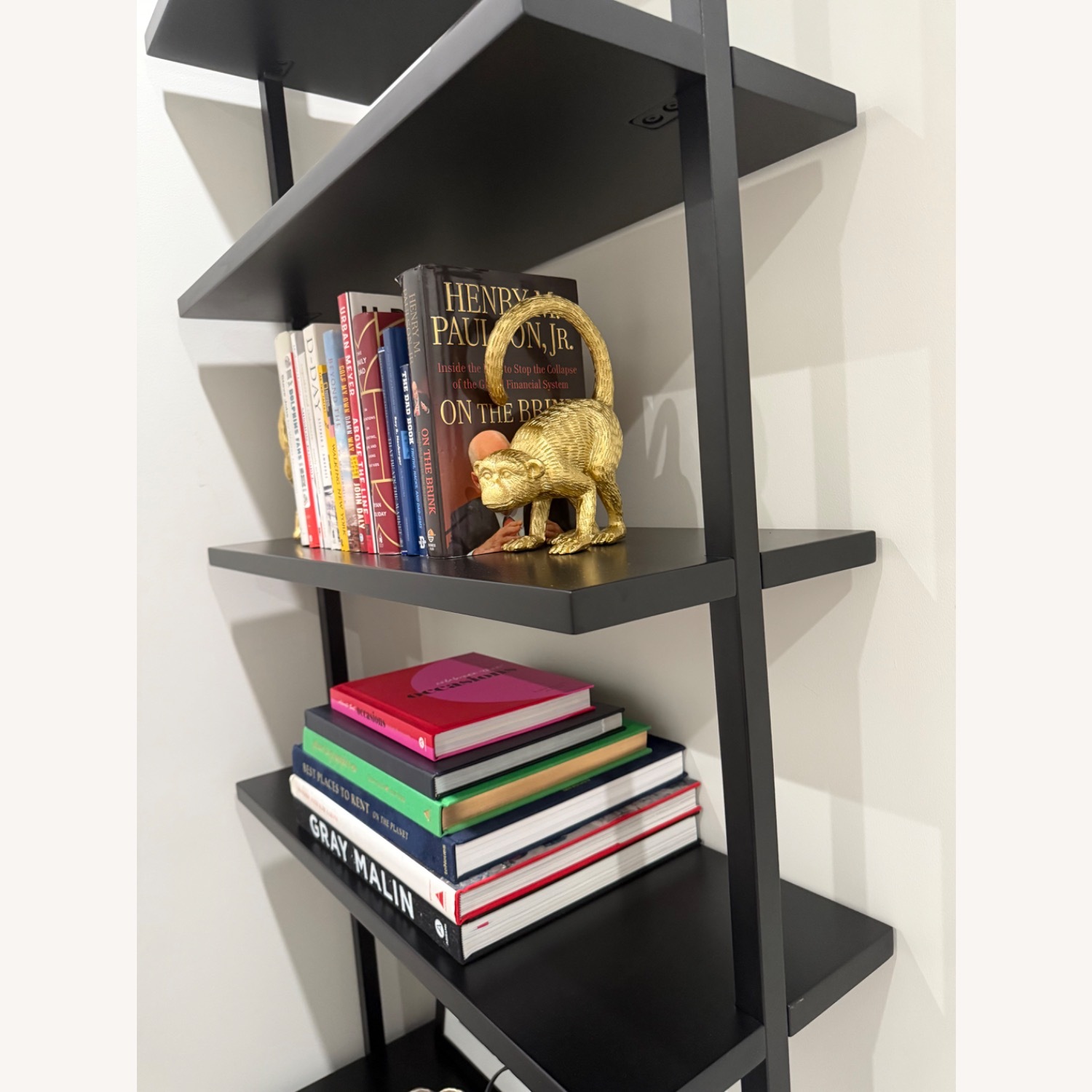 CB2 Stairway Black Cabinet 96” - image-3